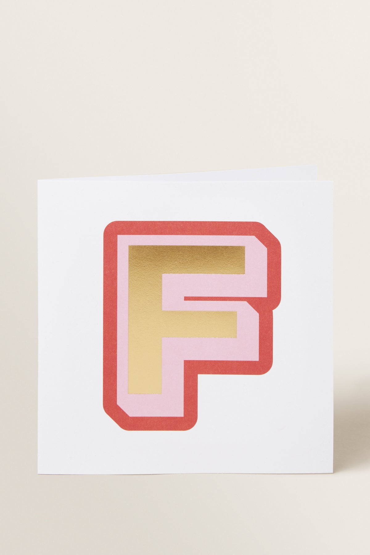Large Red Letter Card