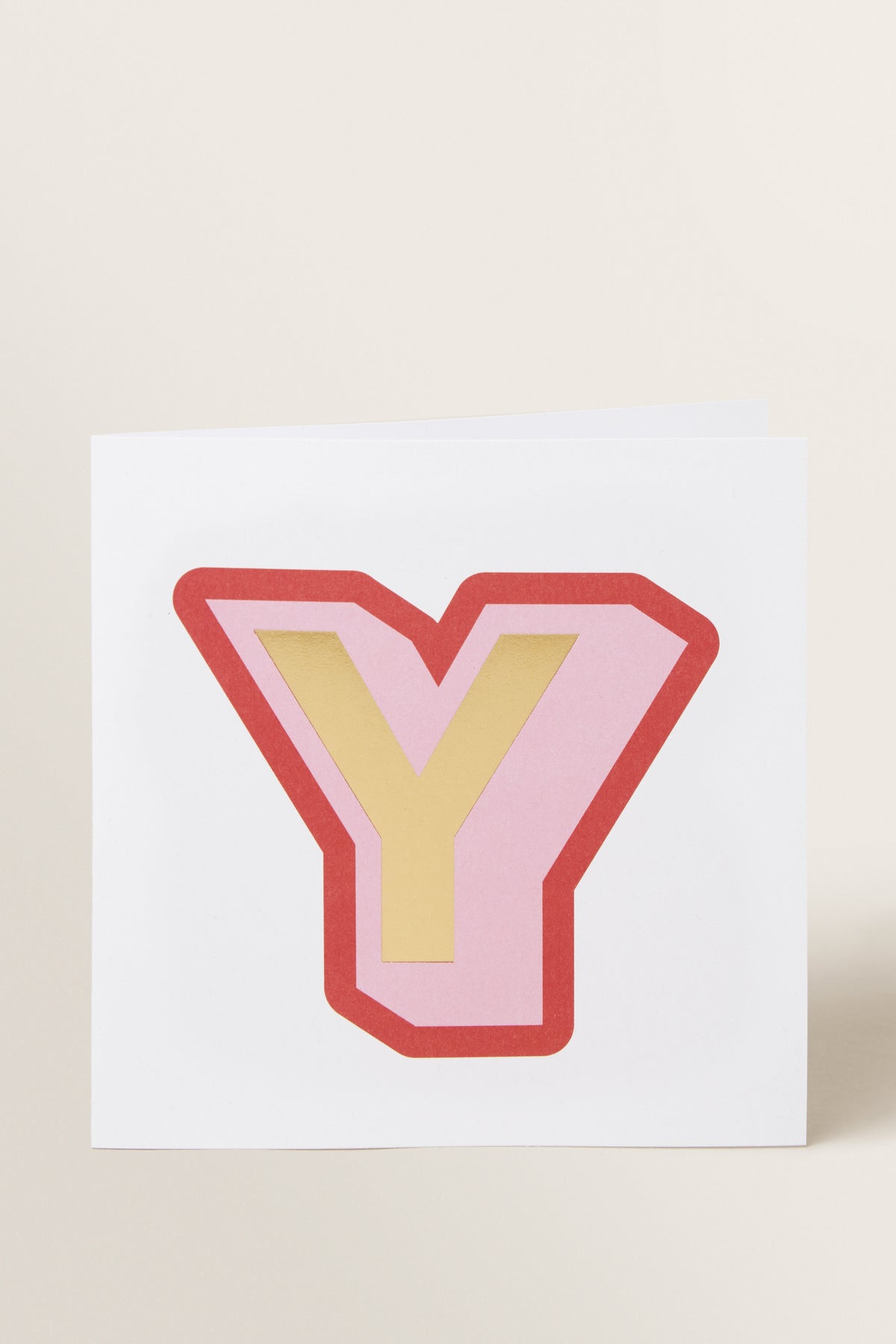 Large Red Letter Card