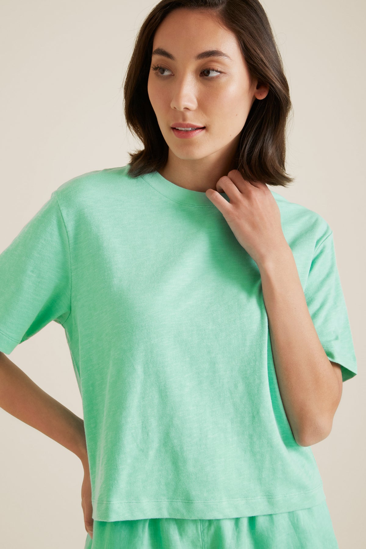 Boxy Slub Tee