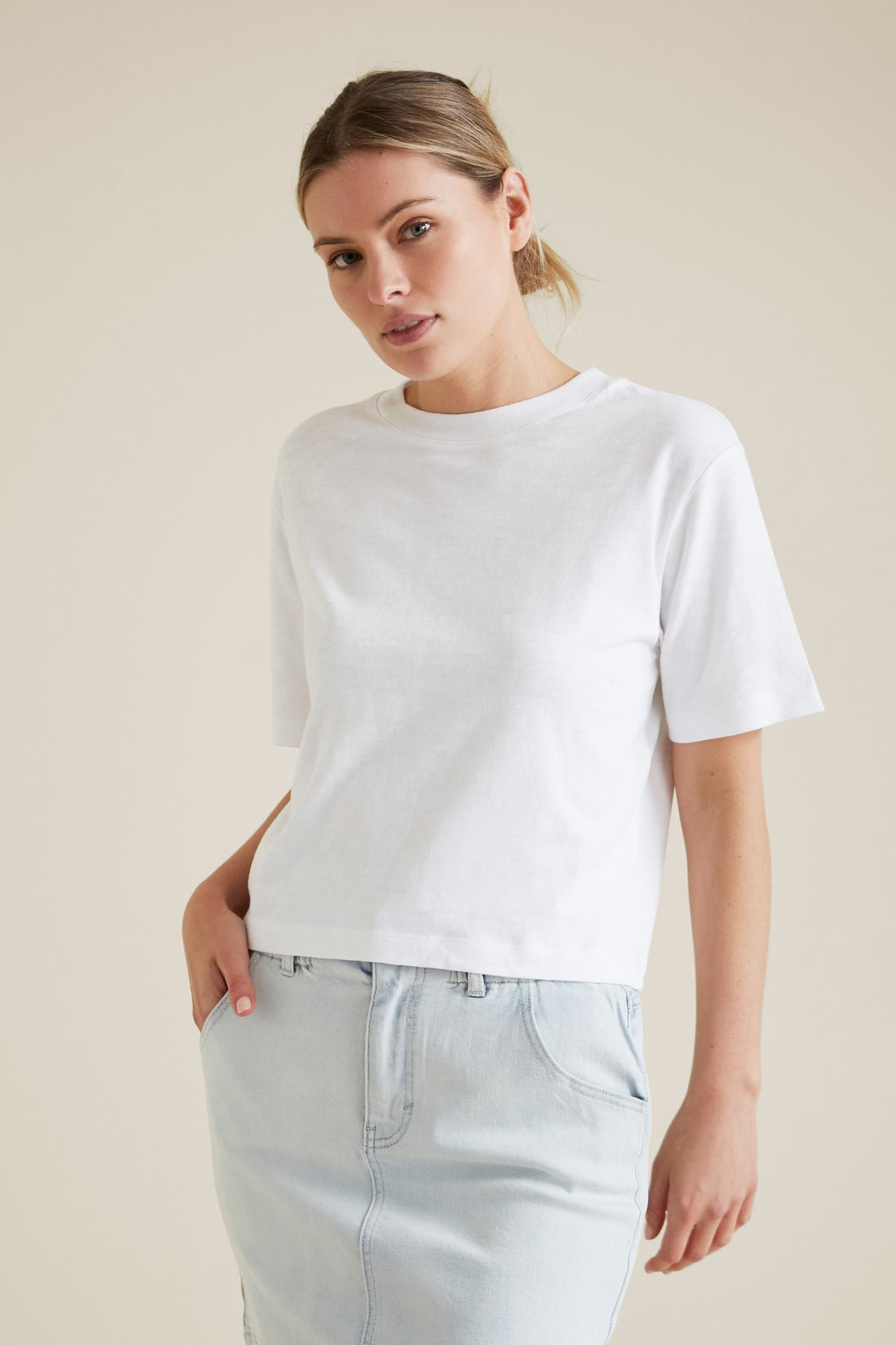 Boxy Slub Tee