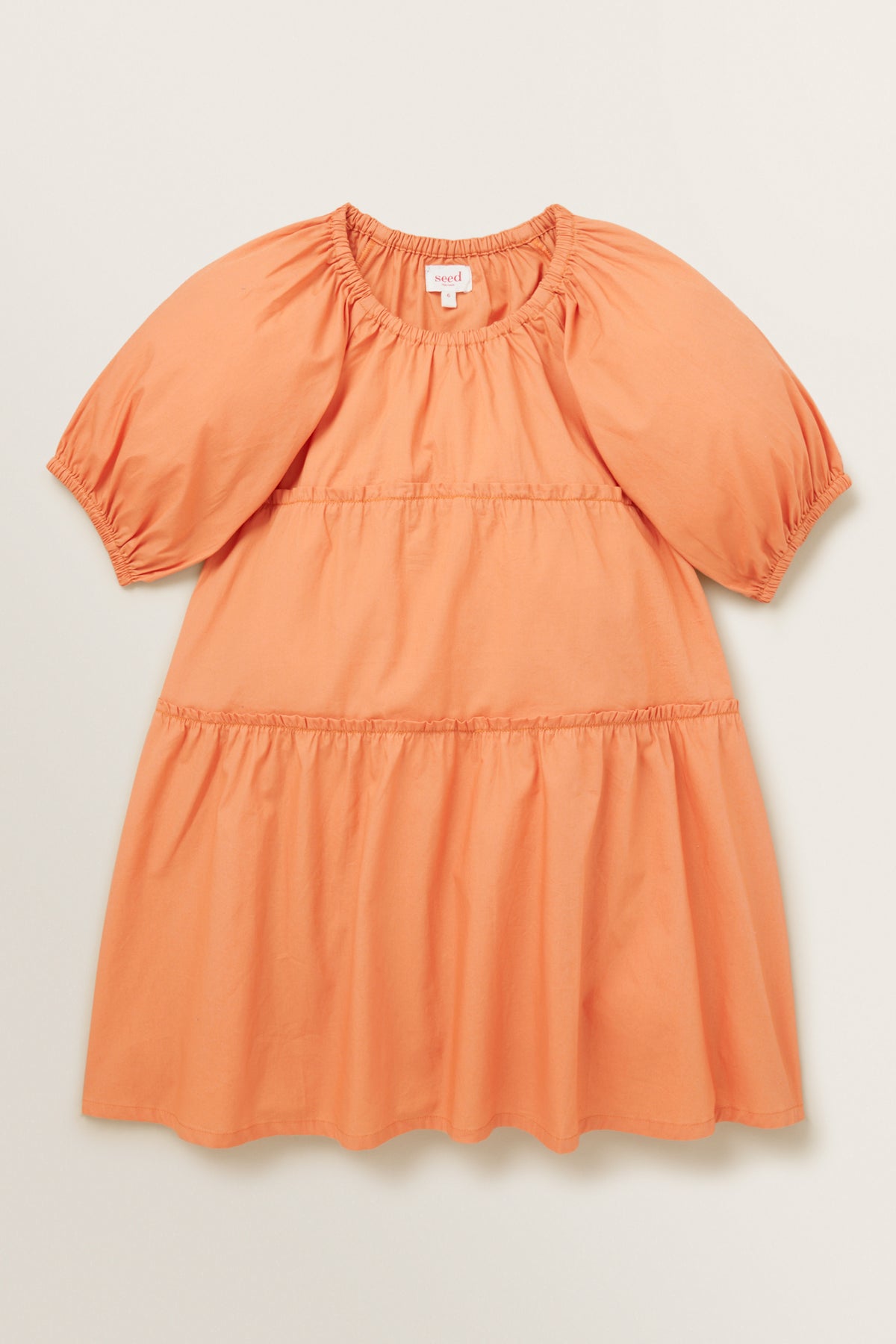 Poplin Tiered Dress