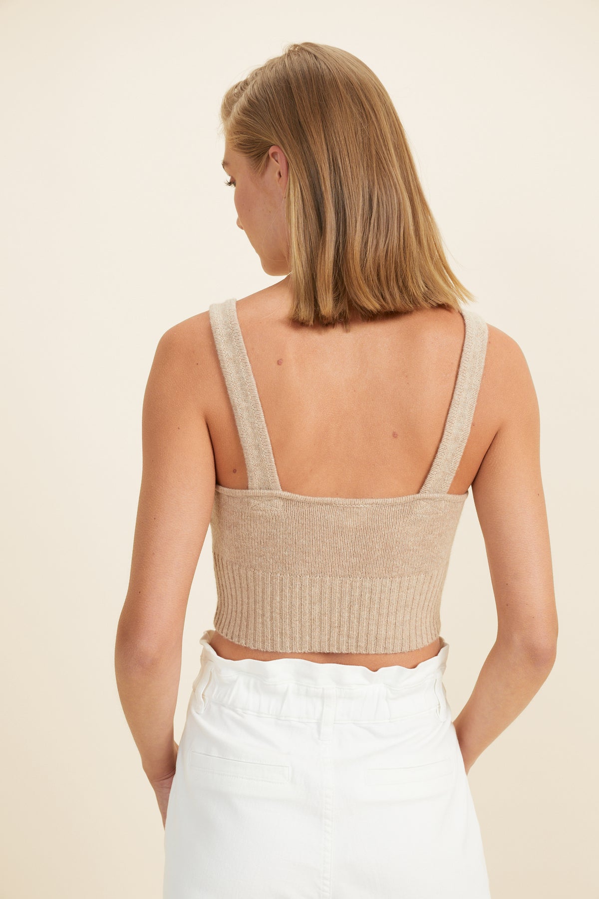 Merino Wool Crop Top