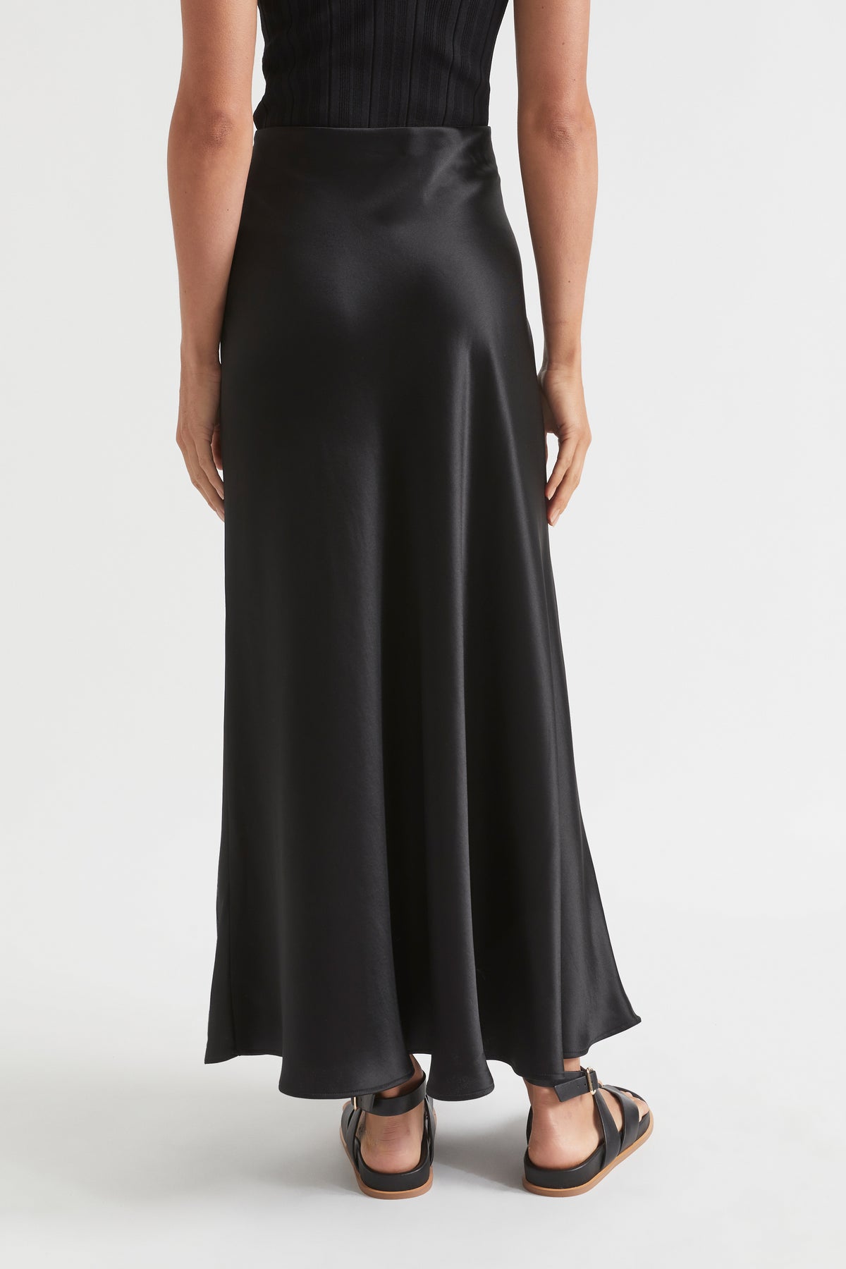 Satin Maxi Skirt