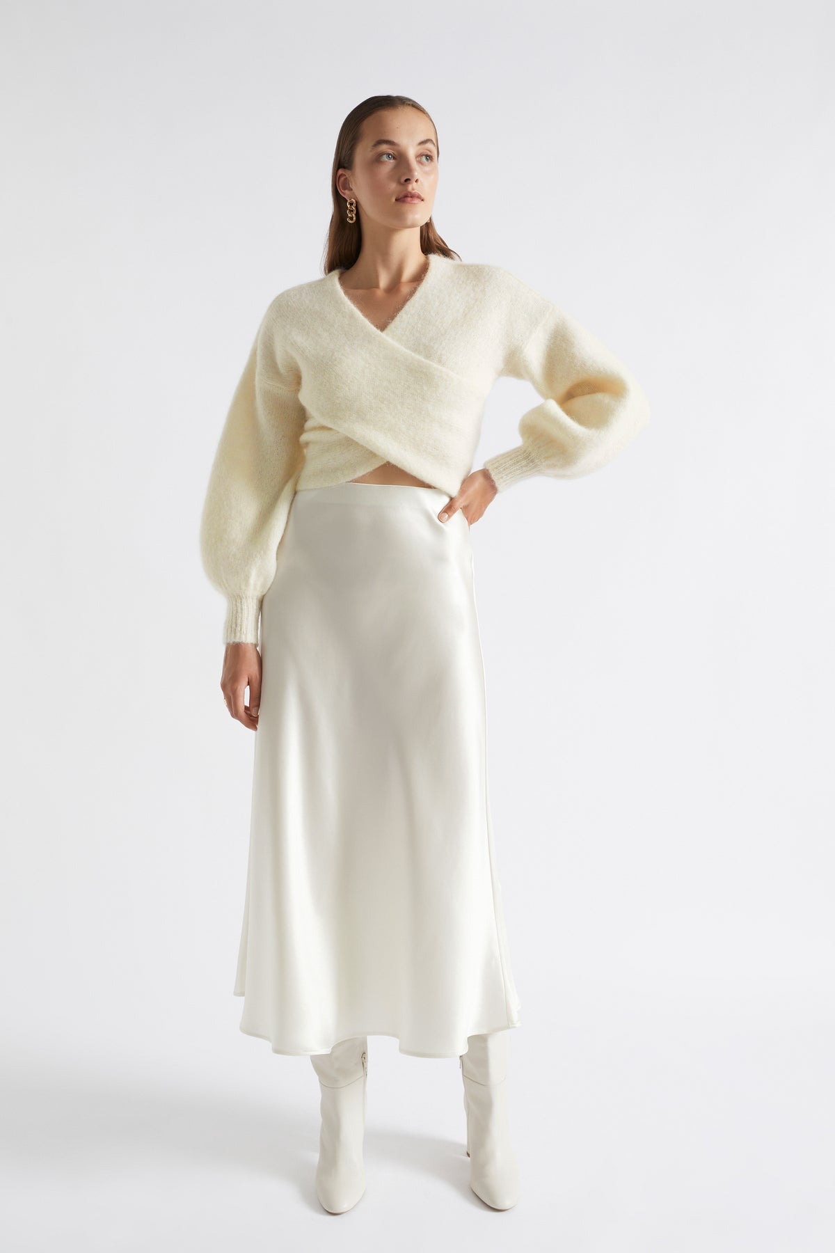 Satin Maxi Skirt