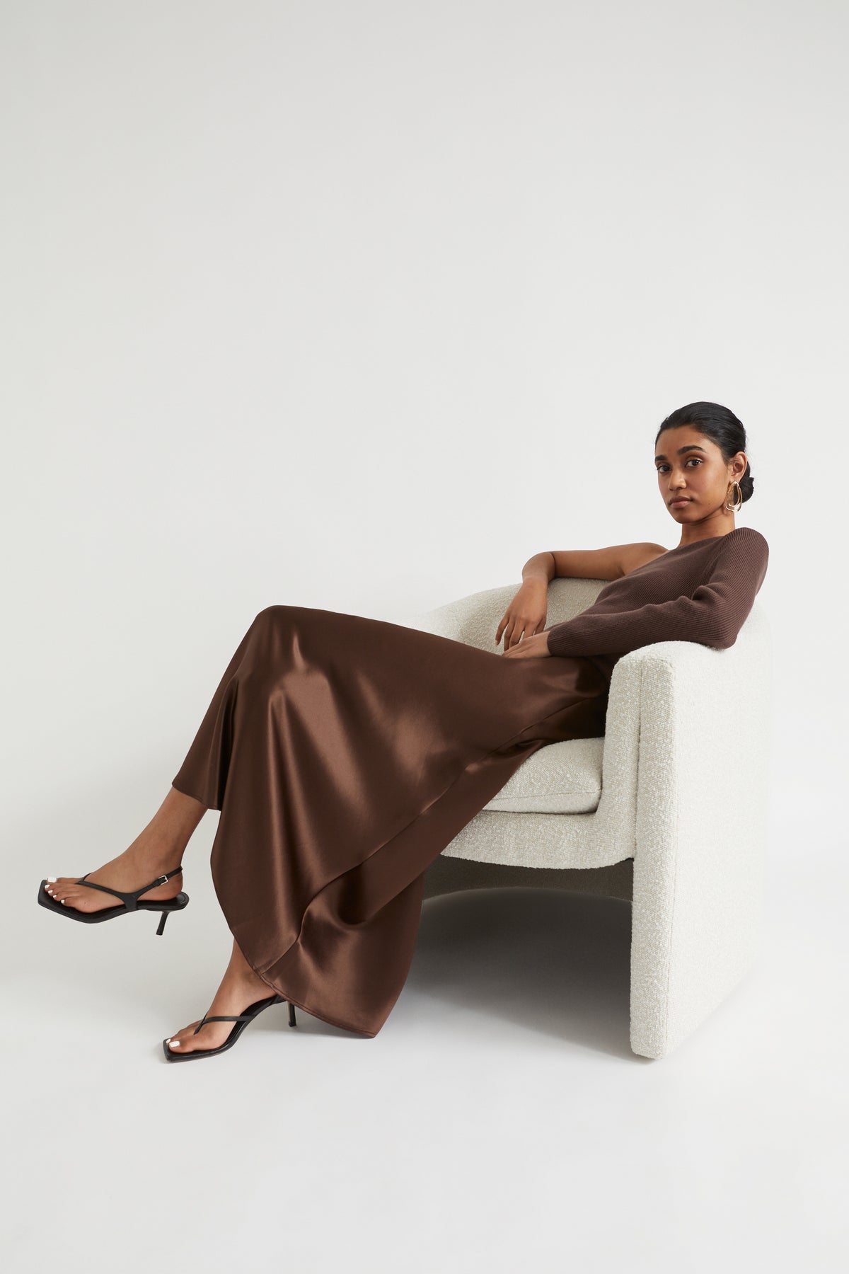 Satin Maxi Skirt
