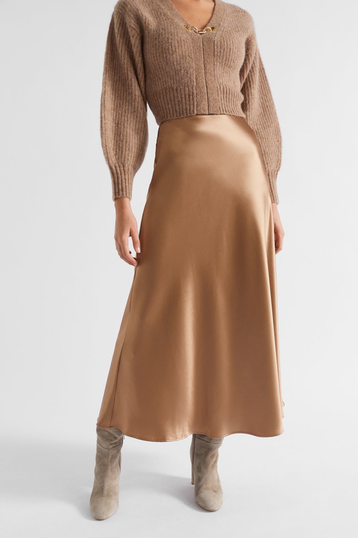 Satin Maxi Skirt