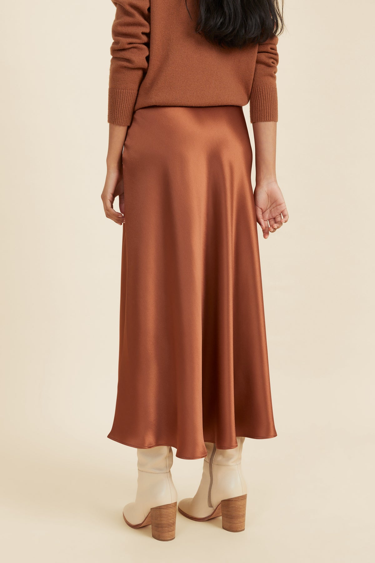Satin Maxi Skirt