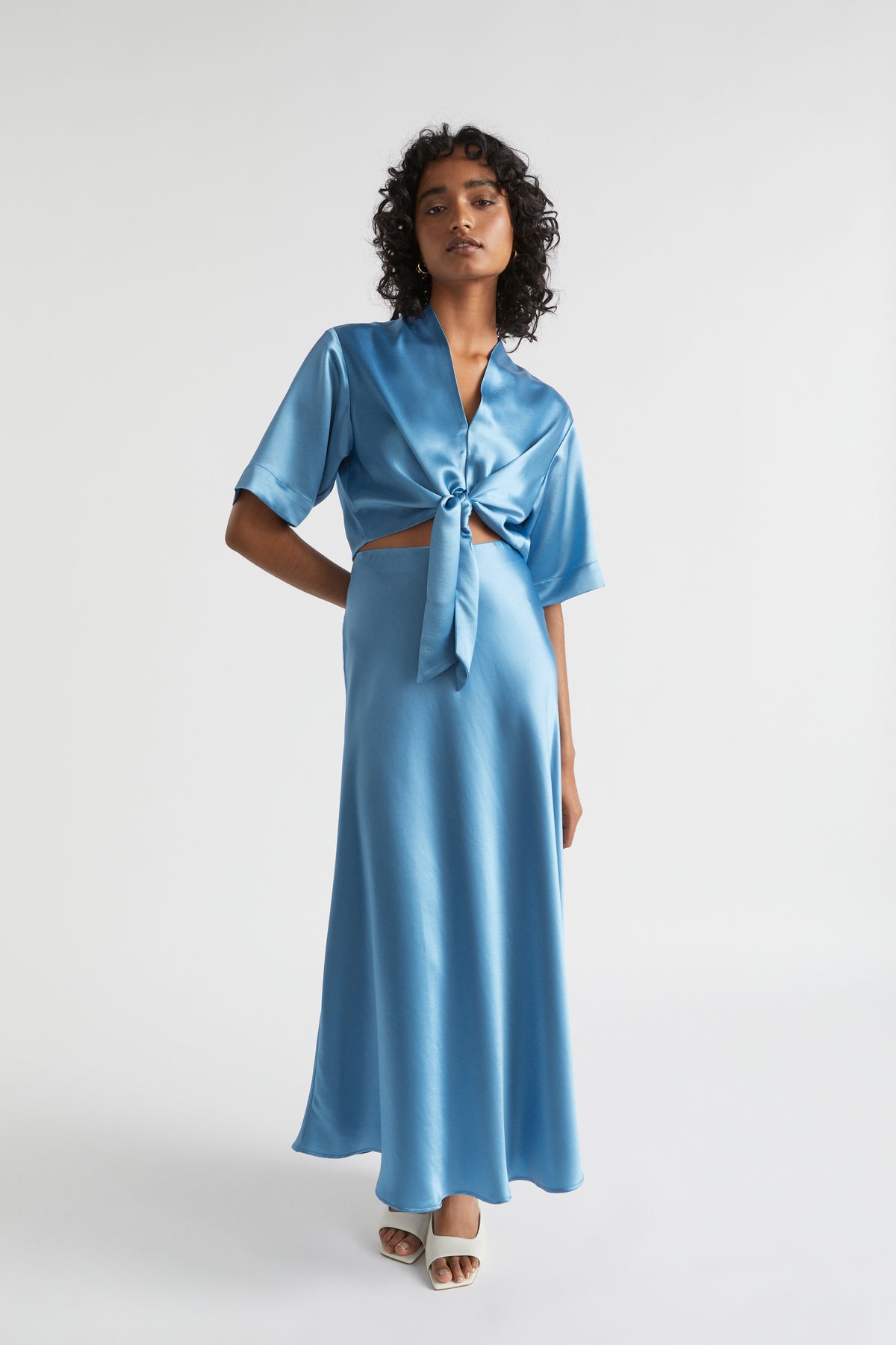 Satin Maxi Skirt