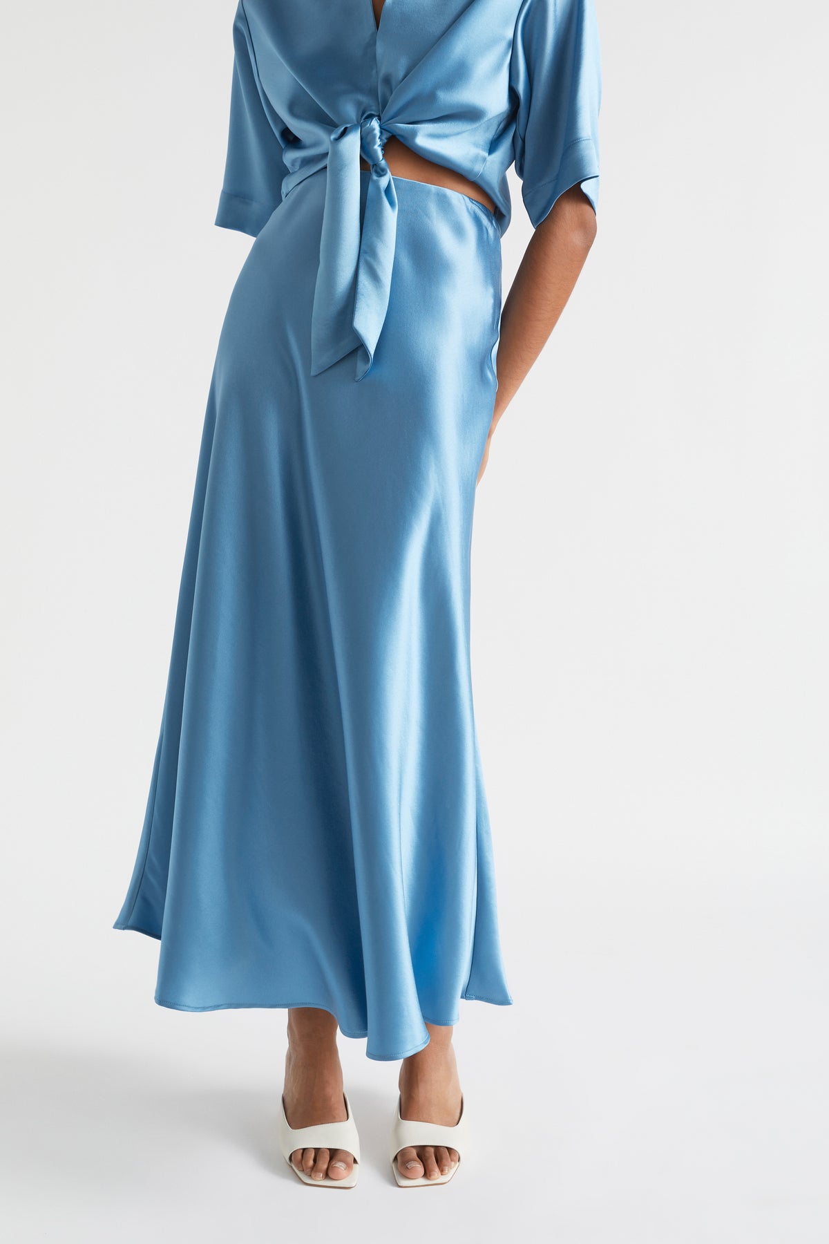 Satin Maxi Skirt