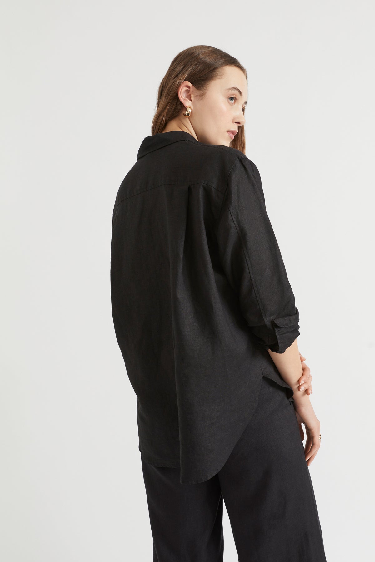Core Linen Boyfriend Shirt