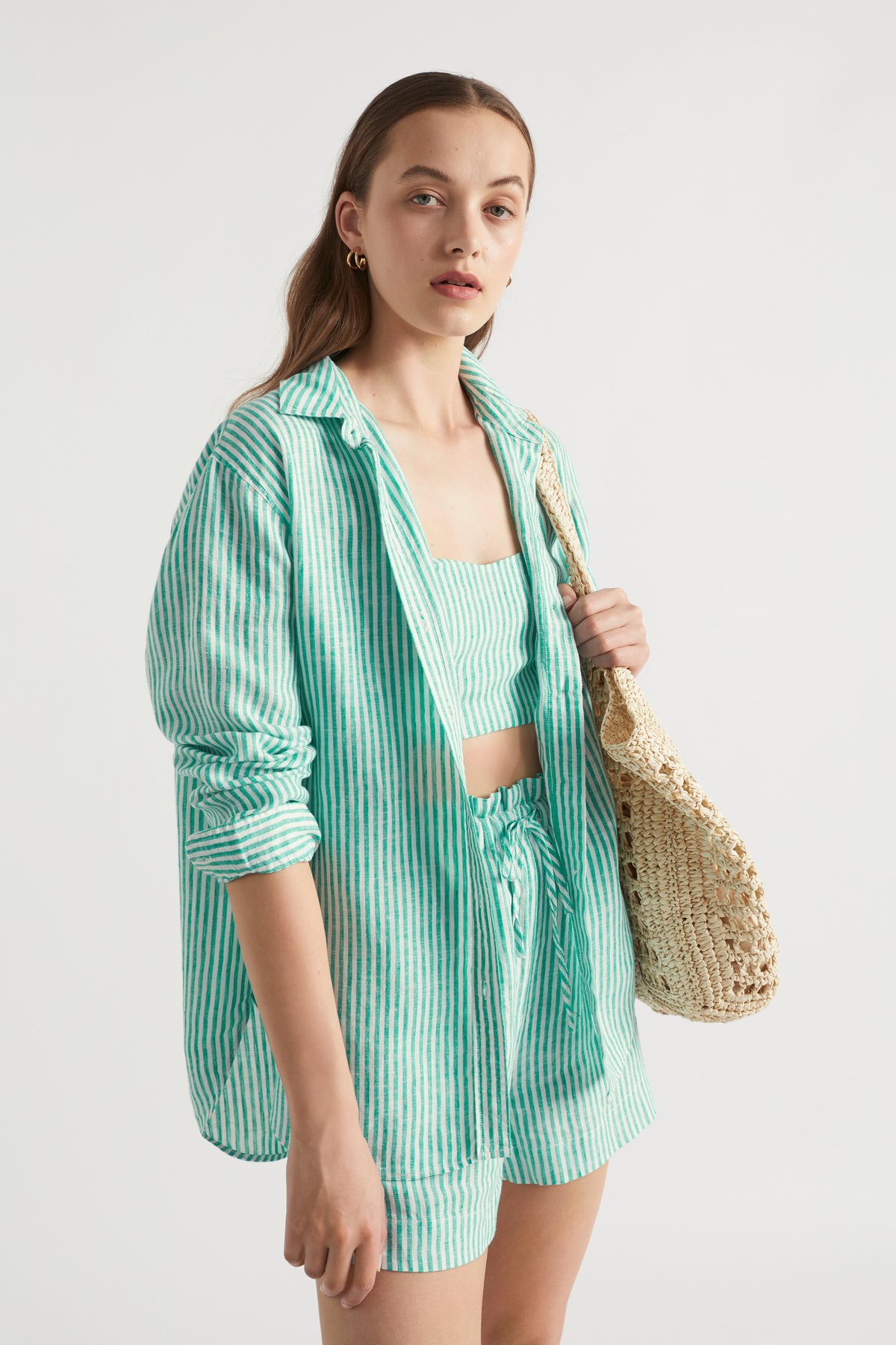 Core Linen Boyfriend Shirt