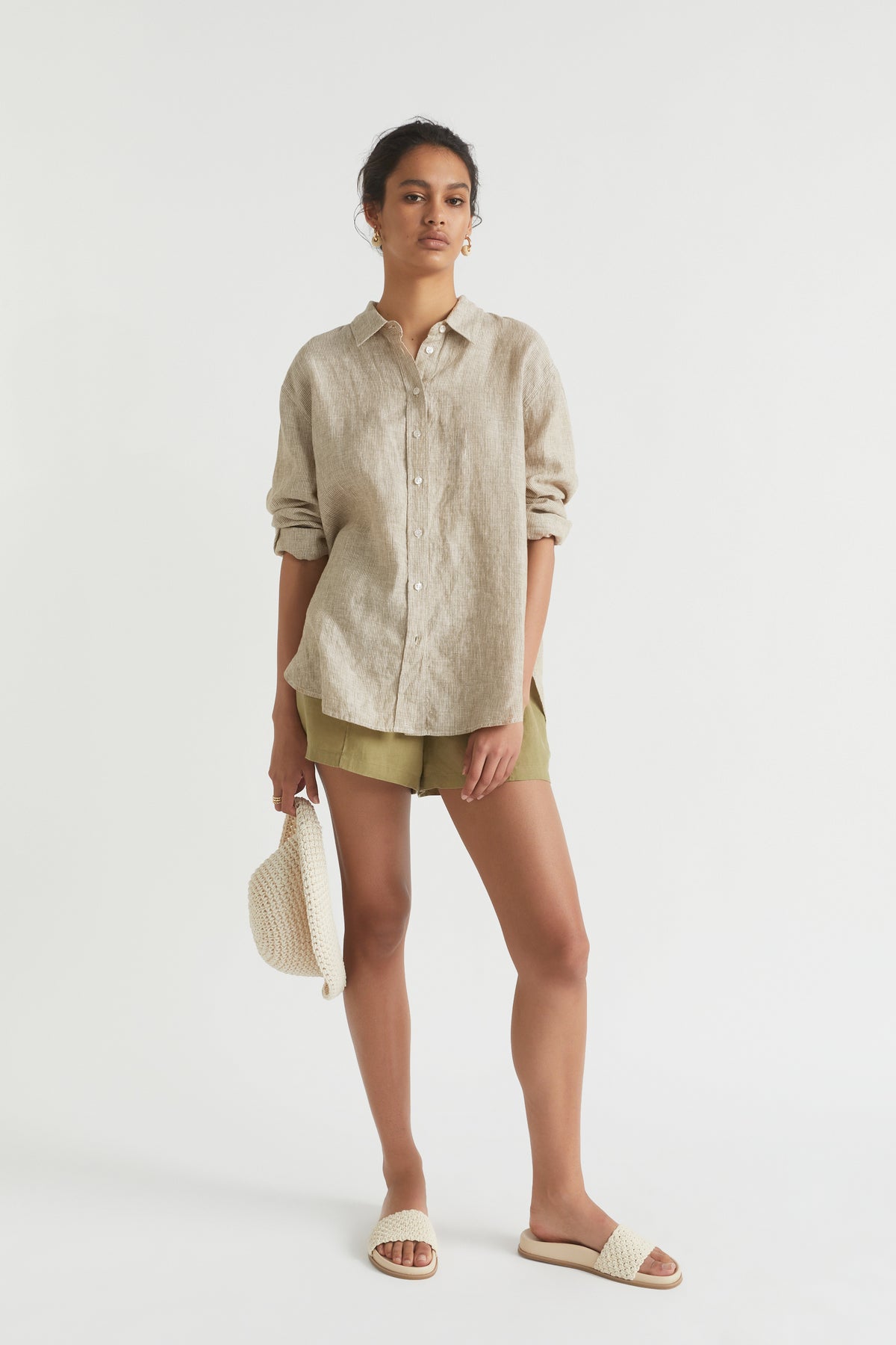 Core Linen Boyfriend Shirt