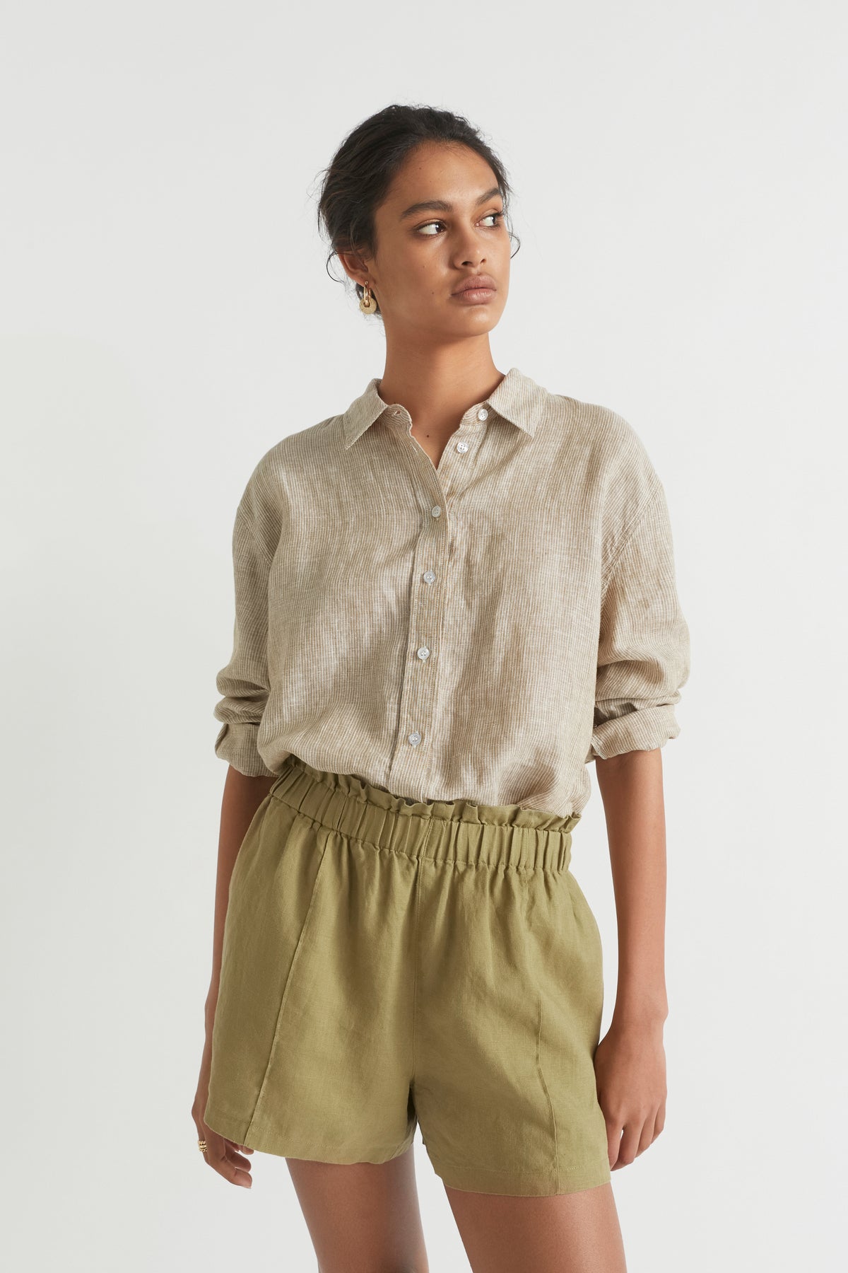 Core Linen Boyfriend Shirt