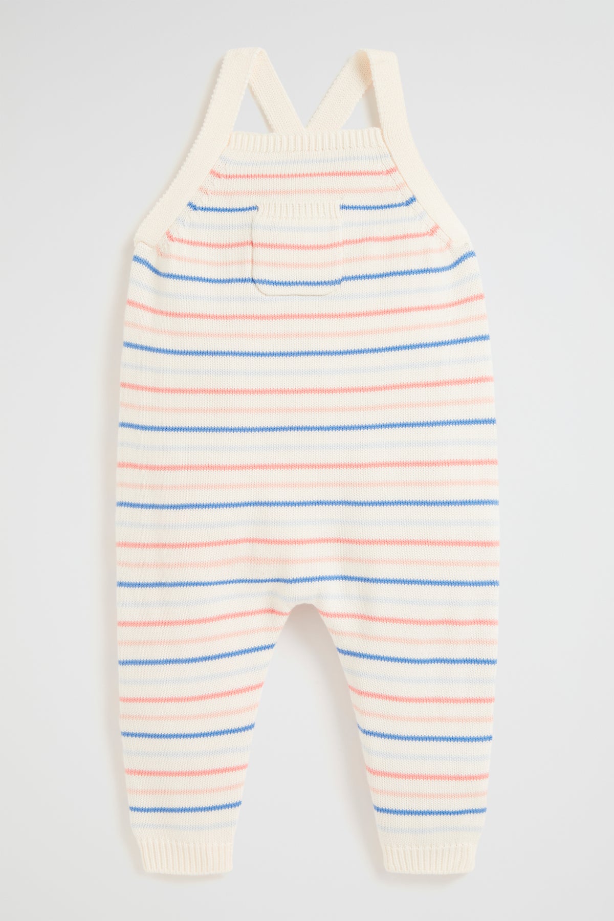 Stripe Knit Overall