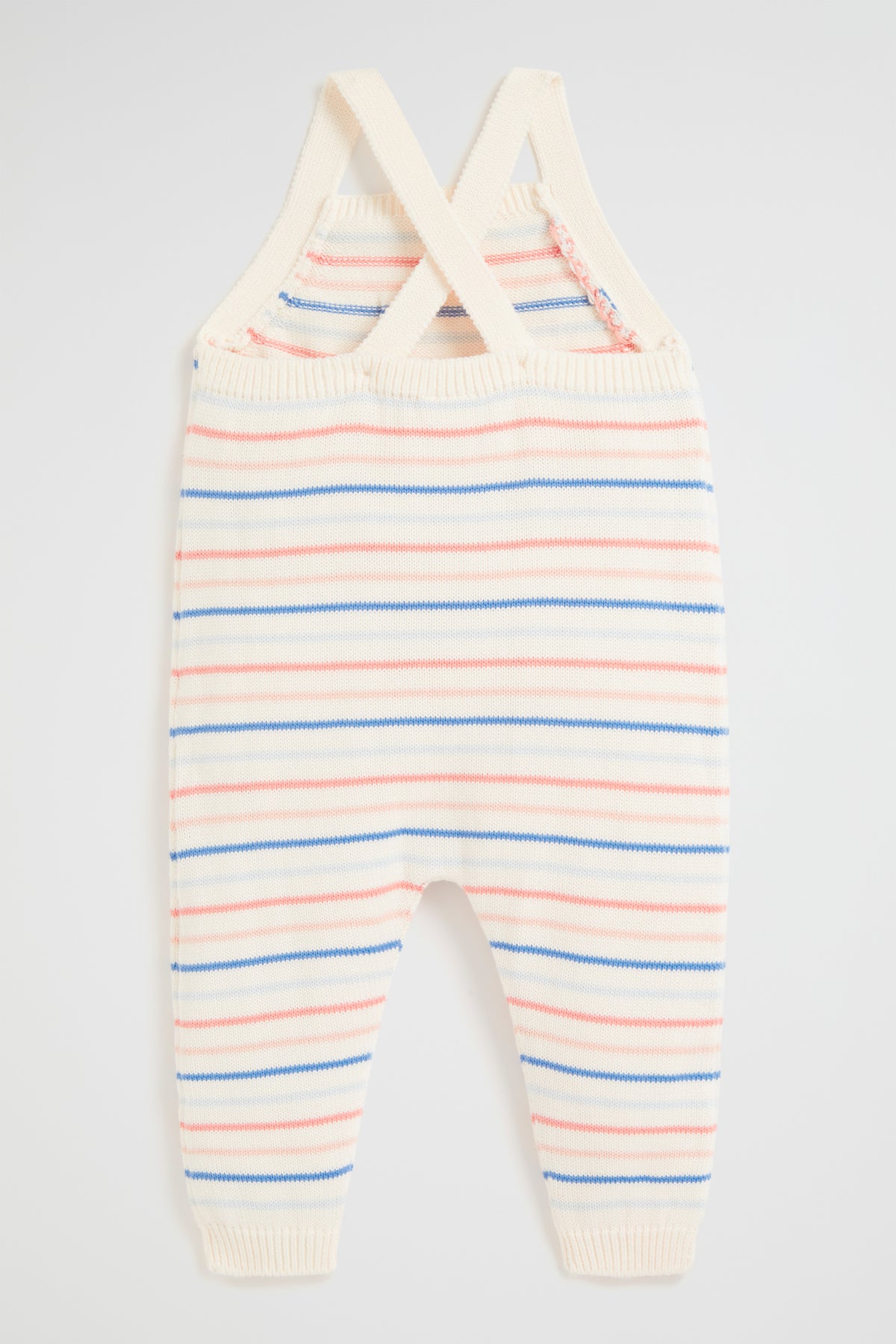 Stripe Knit Overall