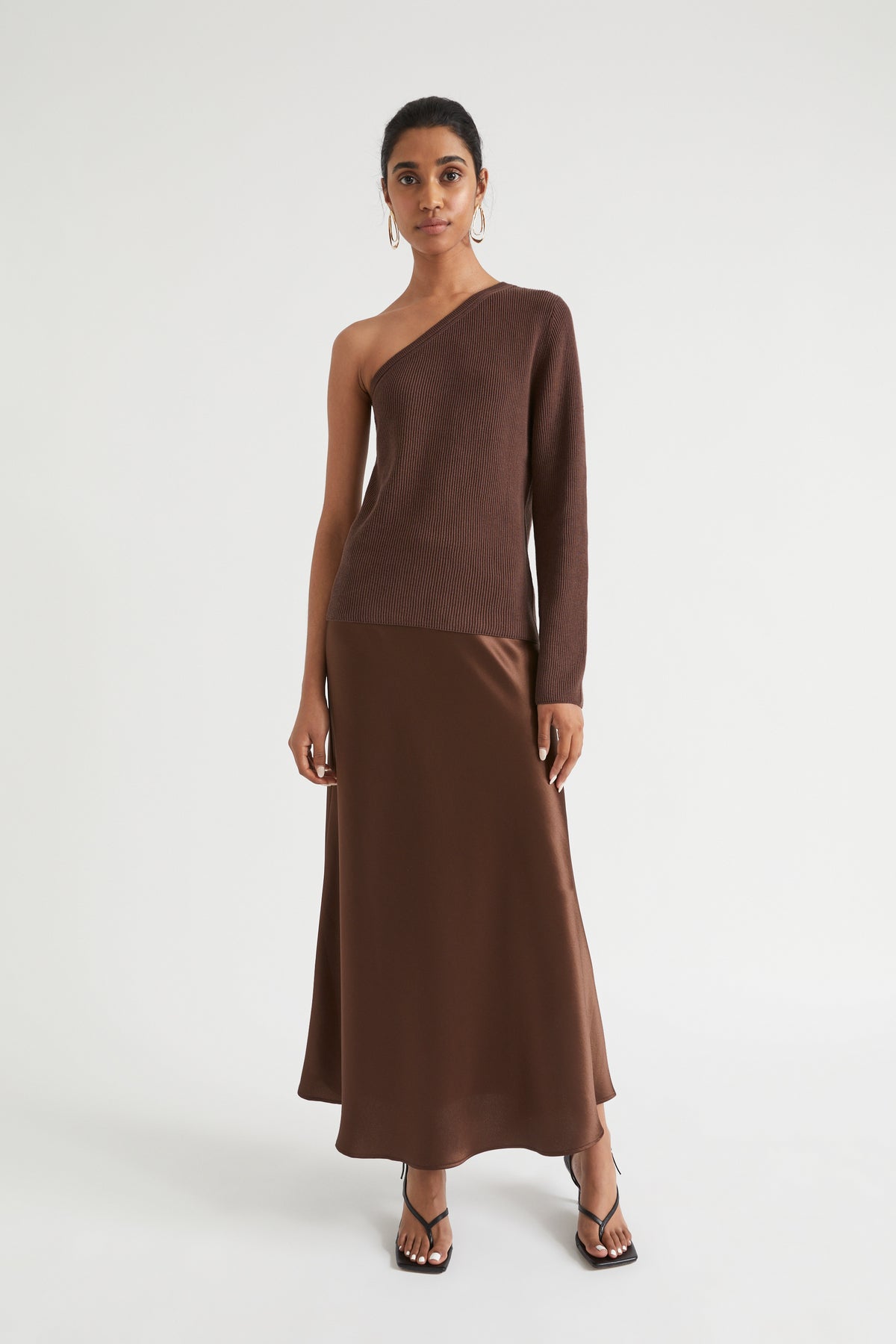 One Shoulder Knit