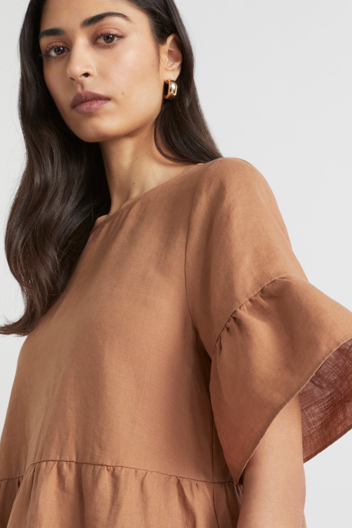 Core Linen Mini Dress