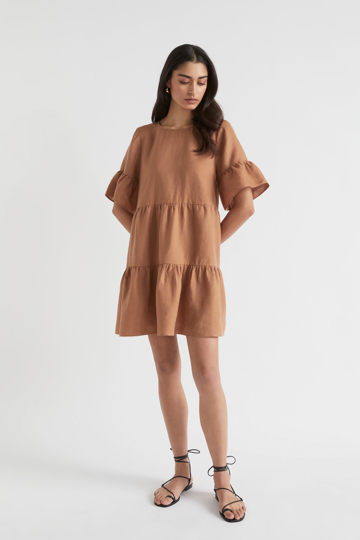 Core Linen Mini Dress