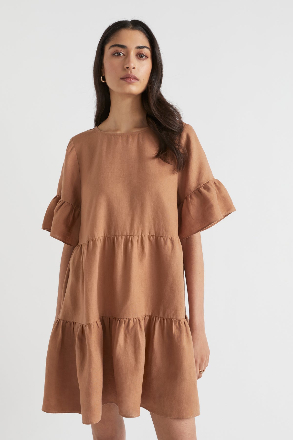 Core Linen Mini Dress