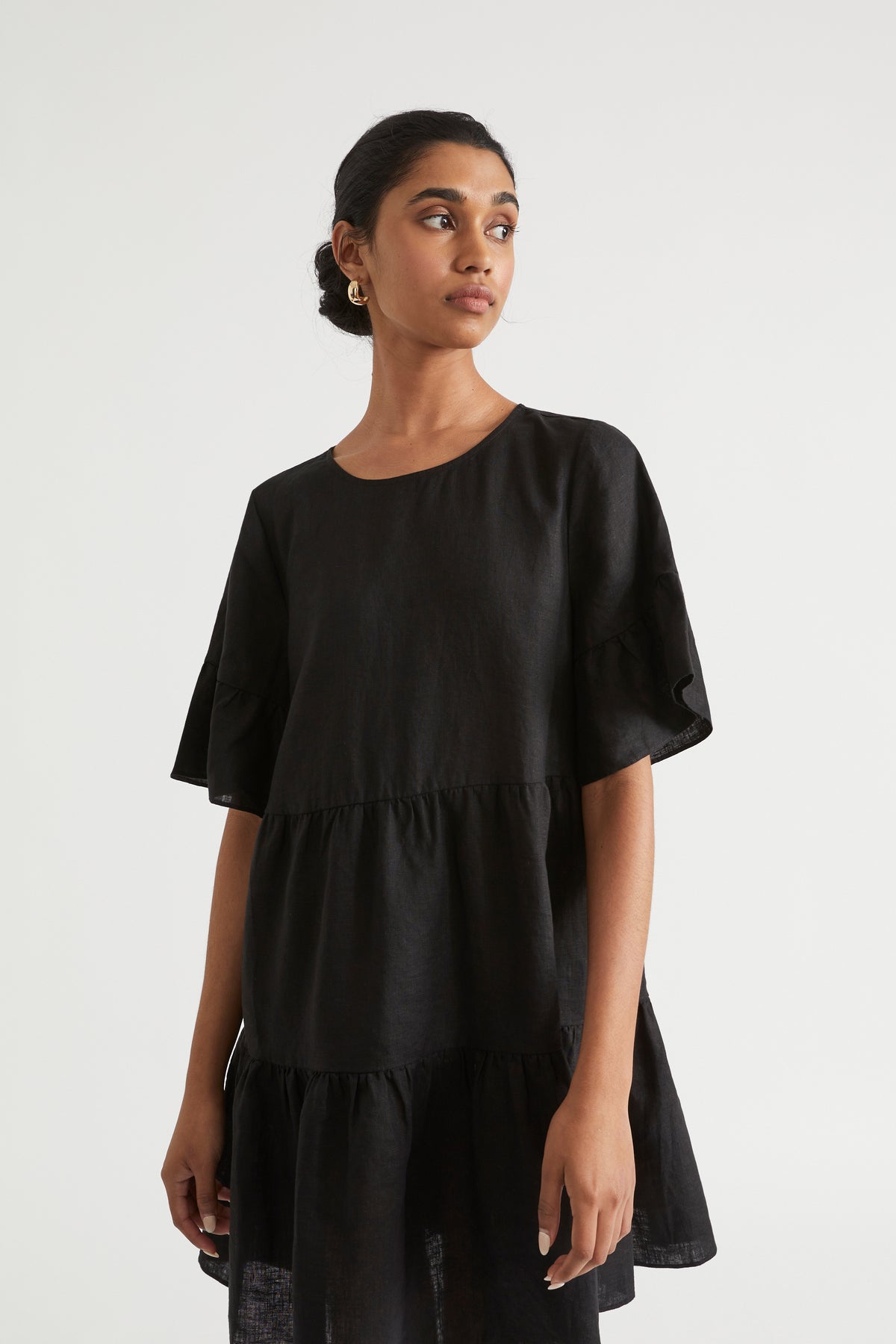 Core Linen Mini Dress