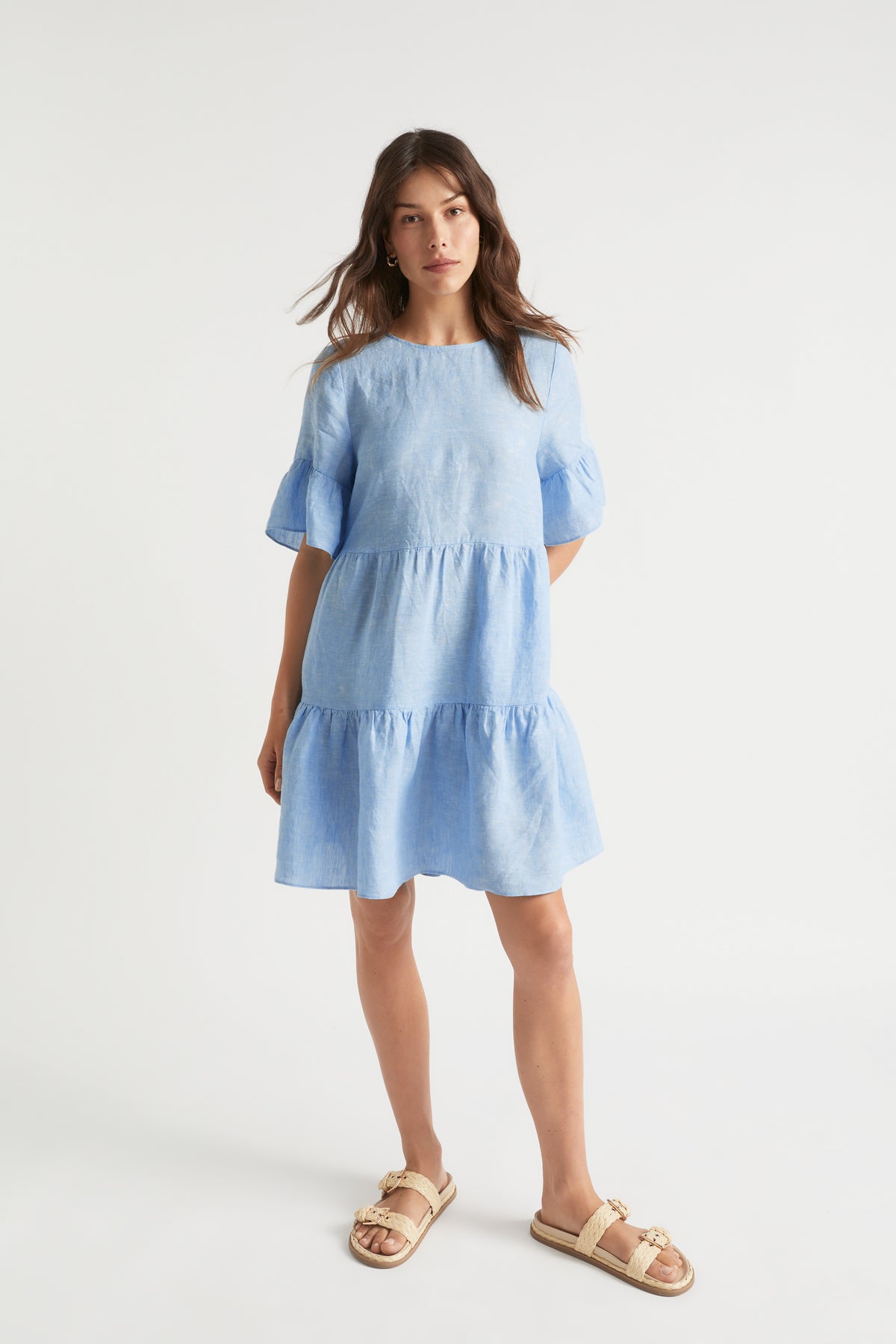 Core Linen Mini Dress