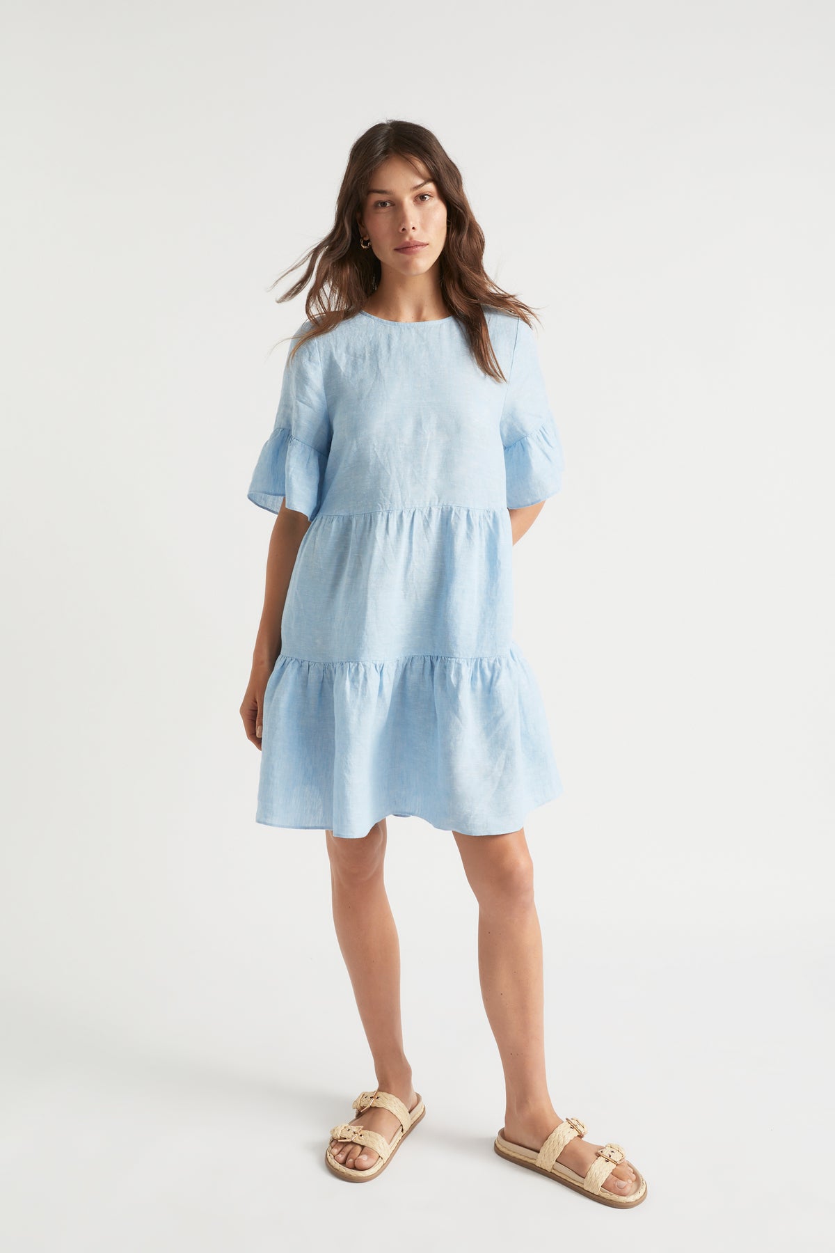 Core Linen Mini Dress