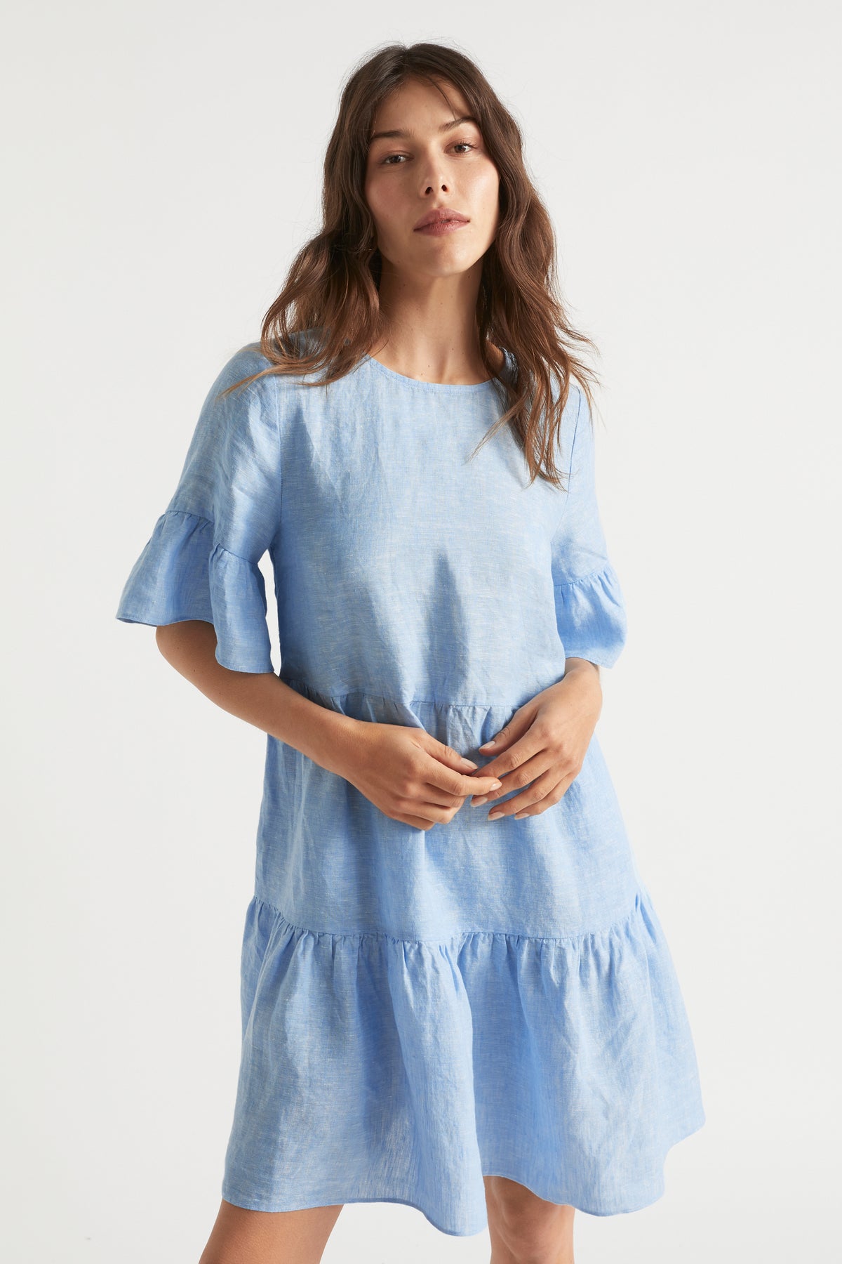 Core Linen Mini Dress