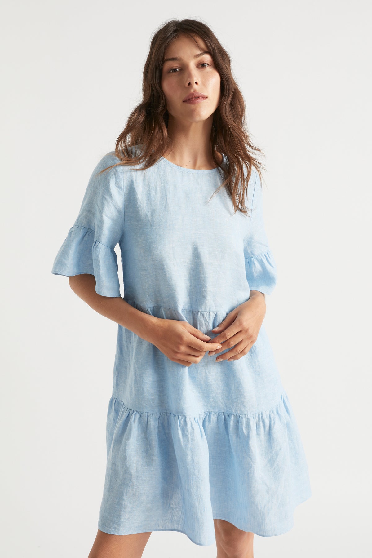 Core Linen Mini Dress