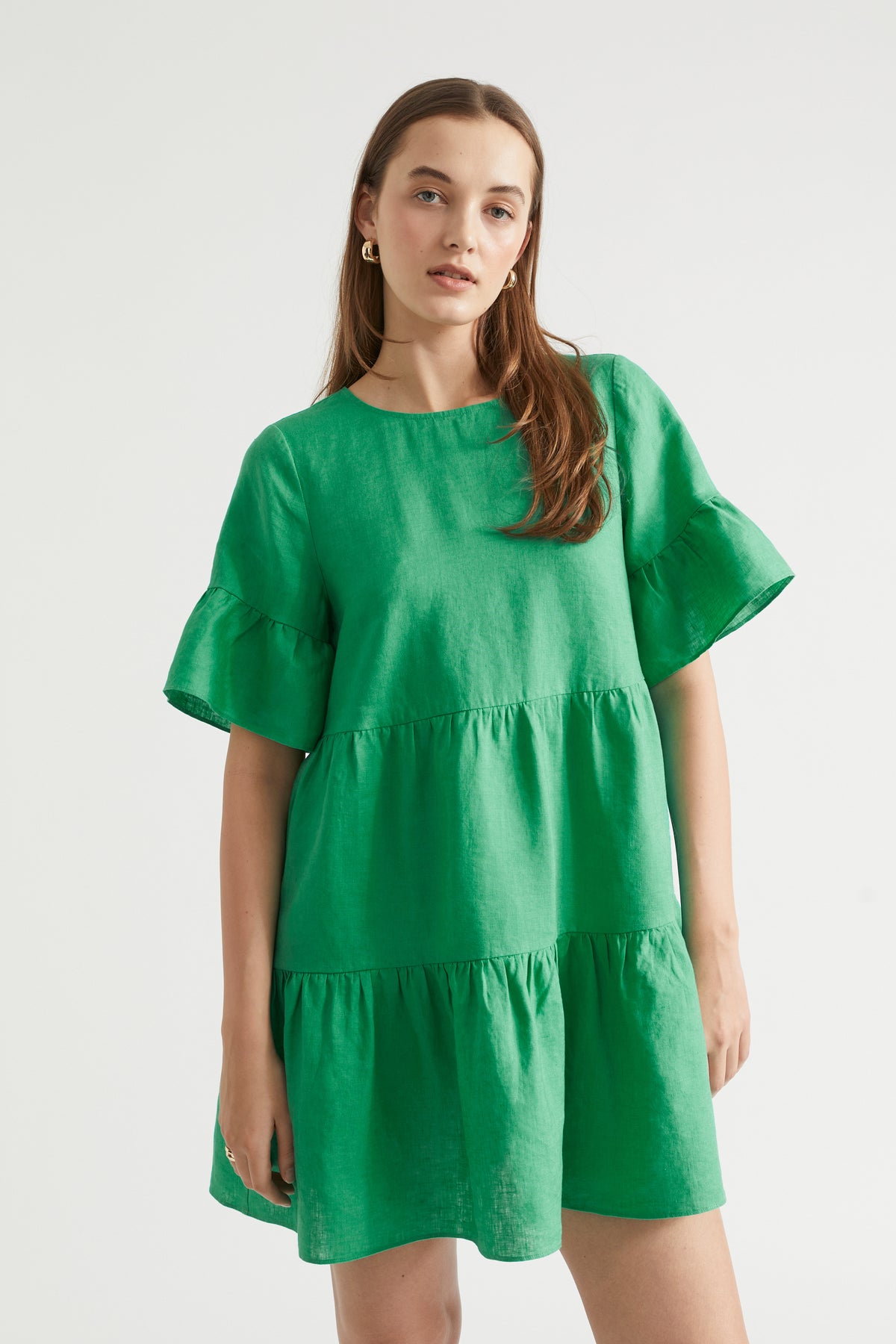Core Linen Mini Dress