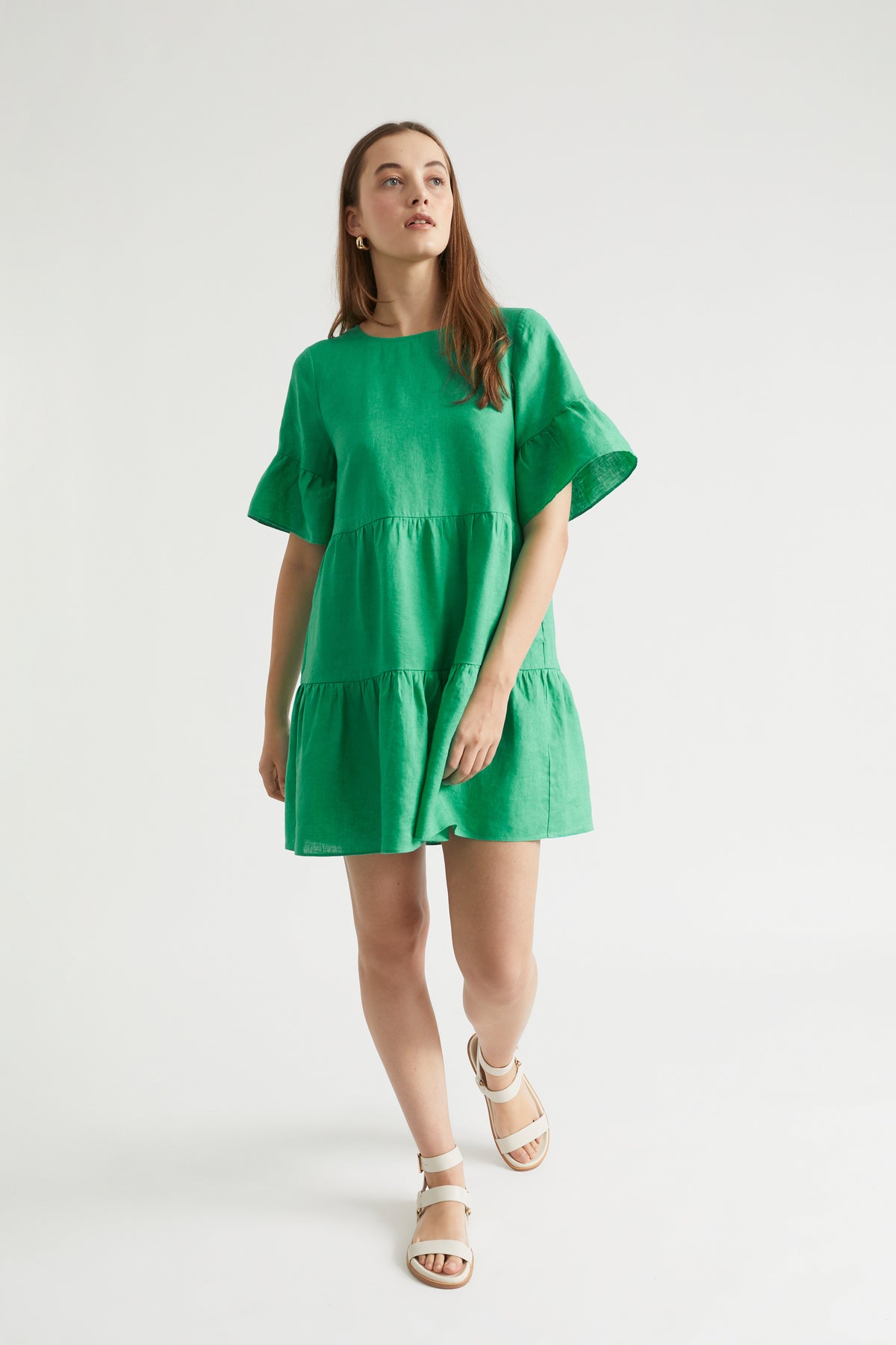 Core Linen Mini Dress