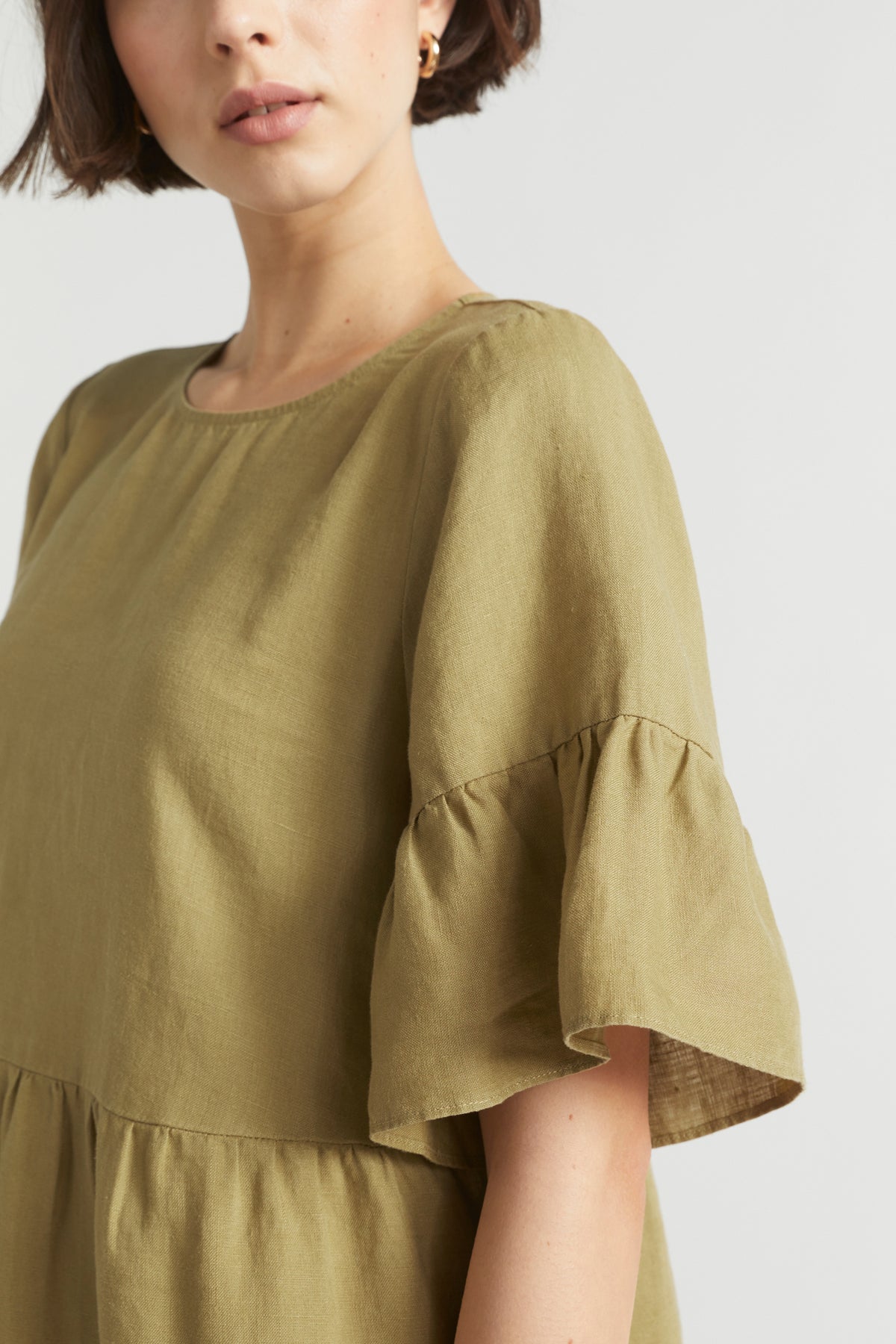 Core Linen Mini Dress