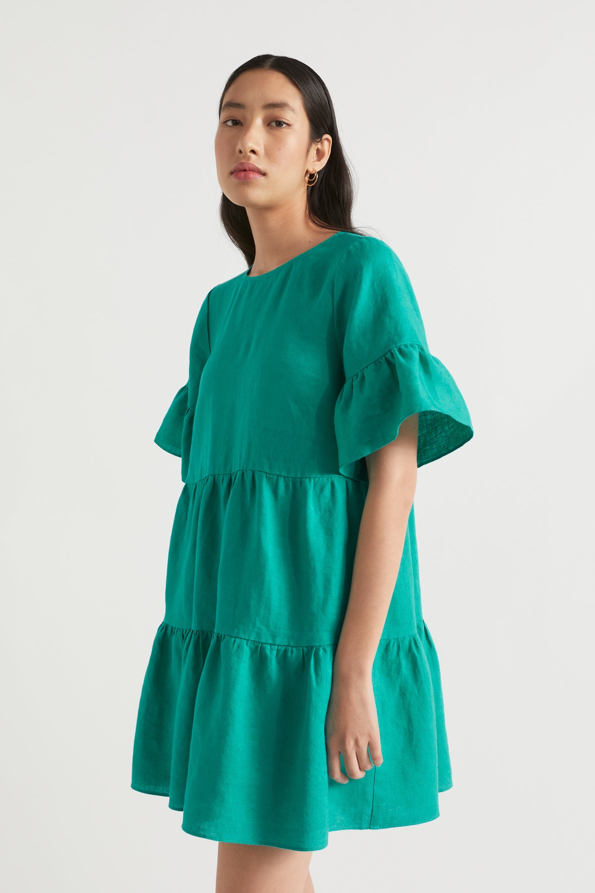 Core Linen Mini Dress