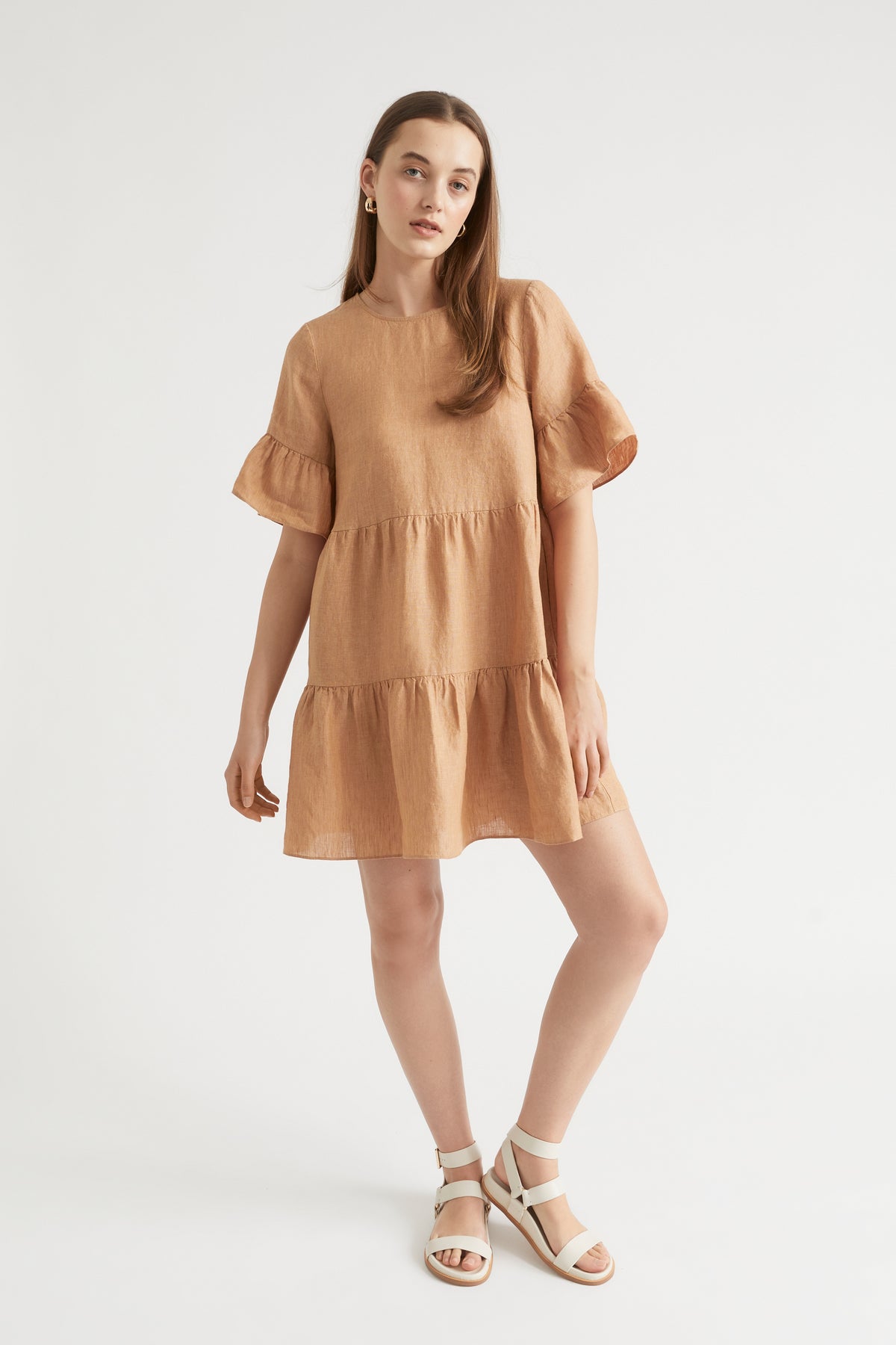 Core Linen Mini Dress