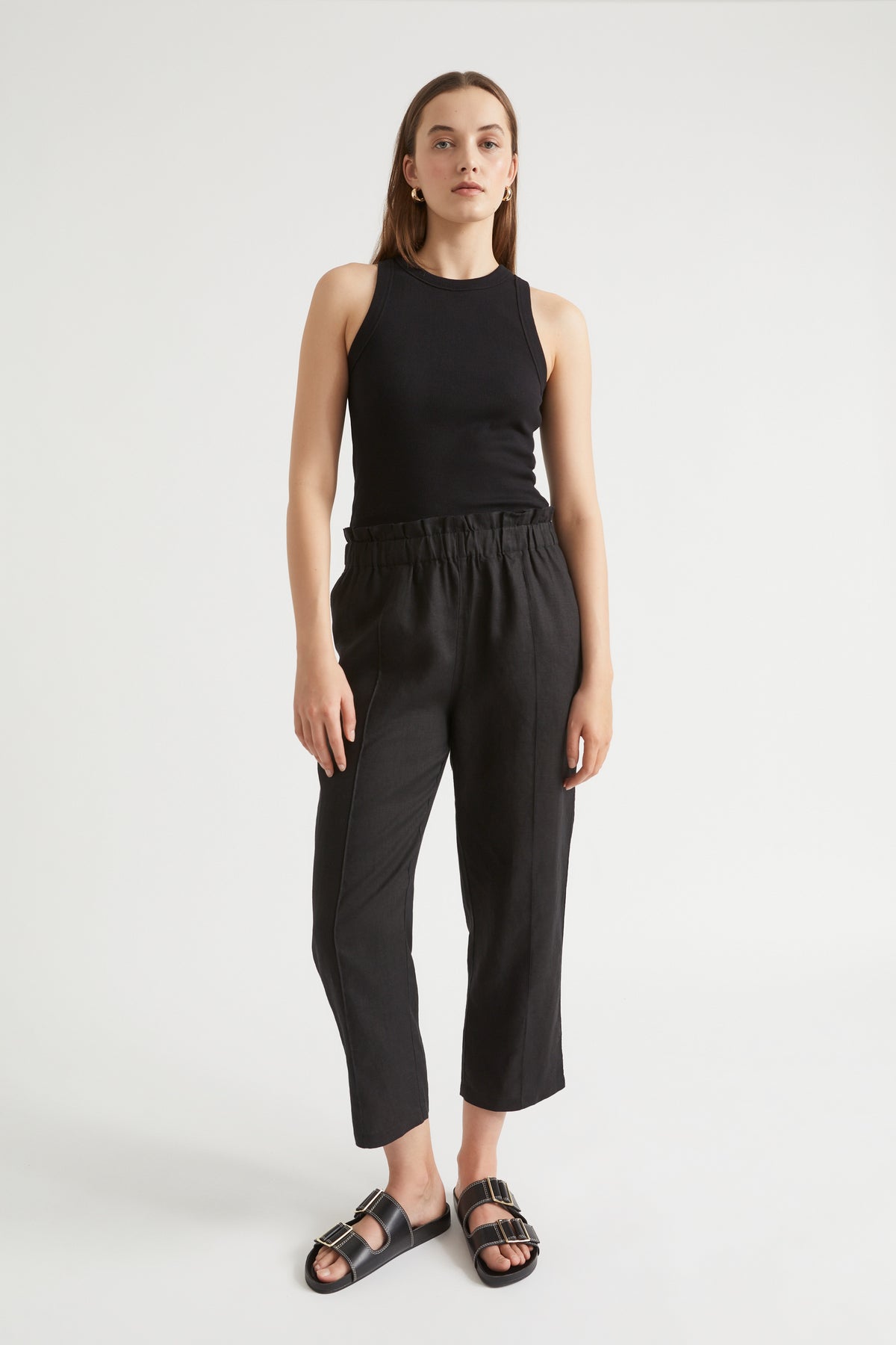 Core Linen Paperbag Pant