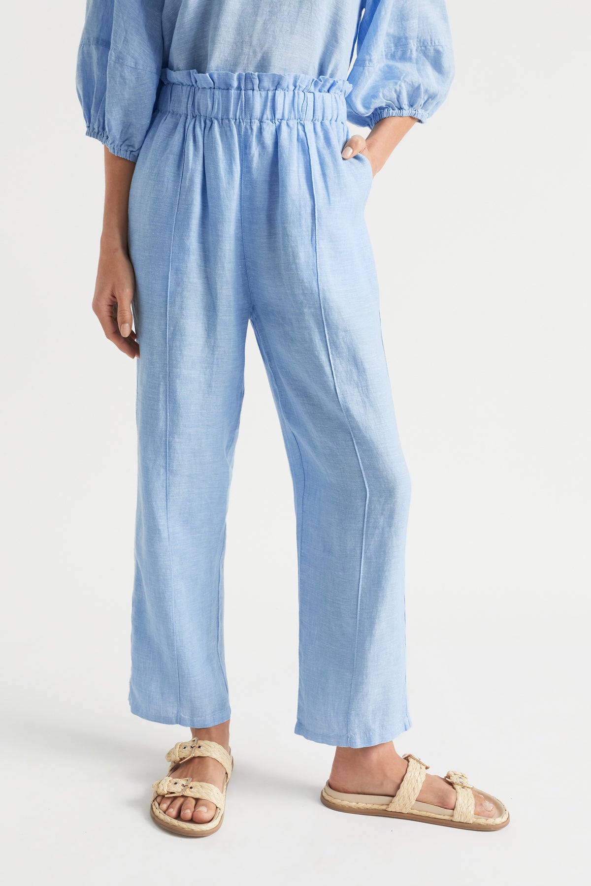 Core Linen Paperbag Pant