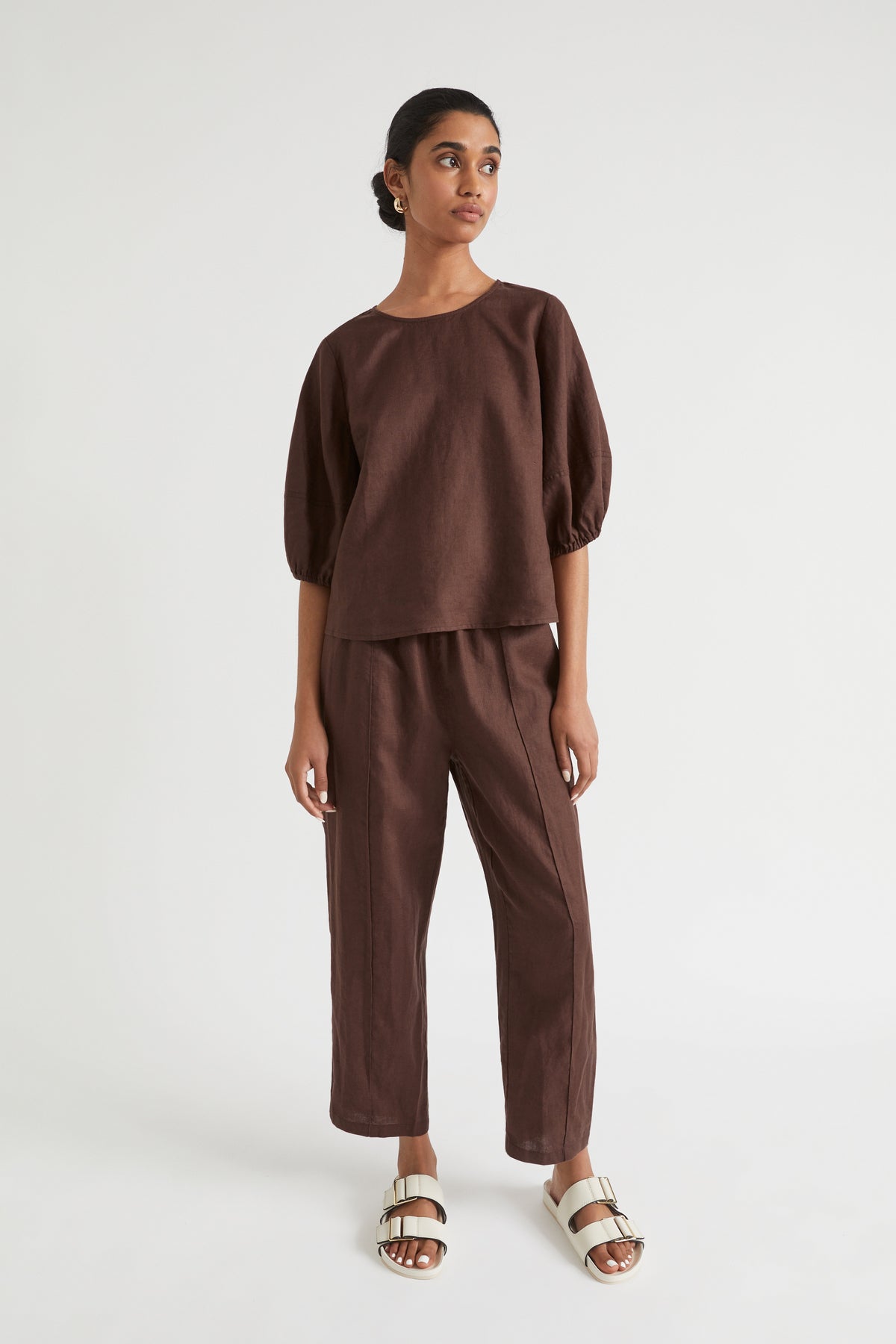Core Linen Paperbag Pant