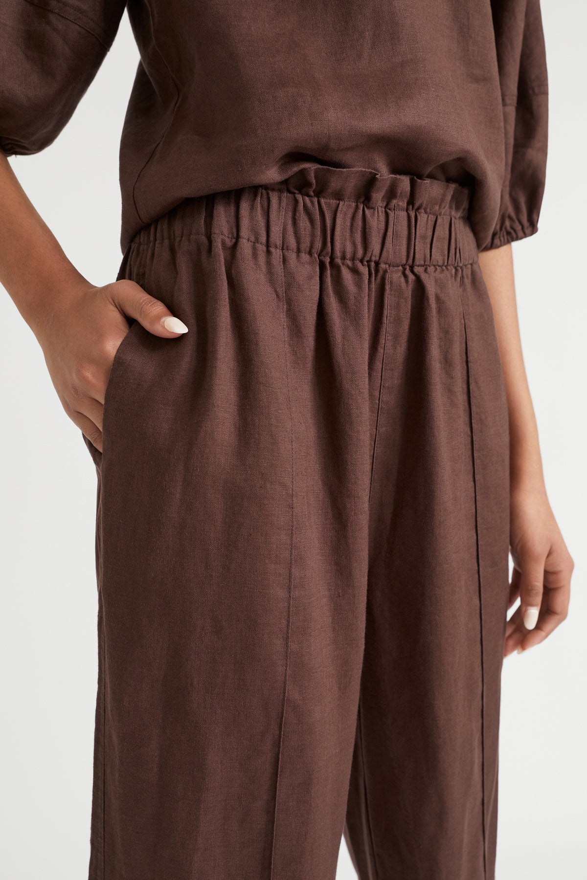Core Linen Paperbag Pant