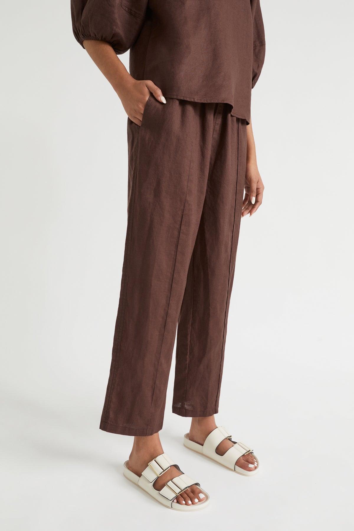 Core Linen Paperbag Pant