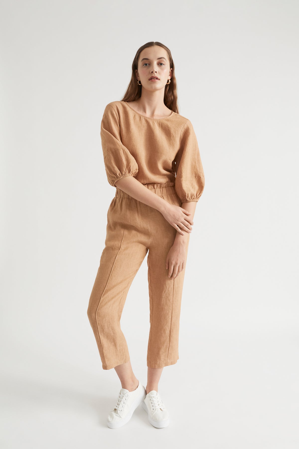 Core Linen Paperbag Pant