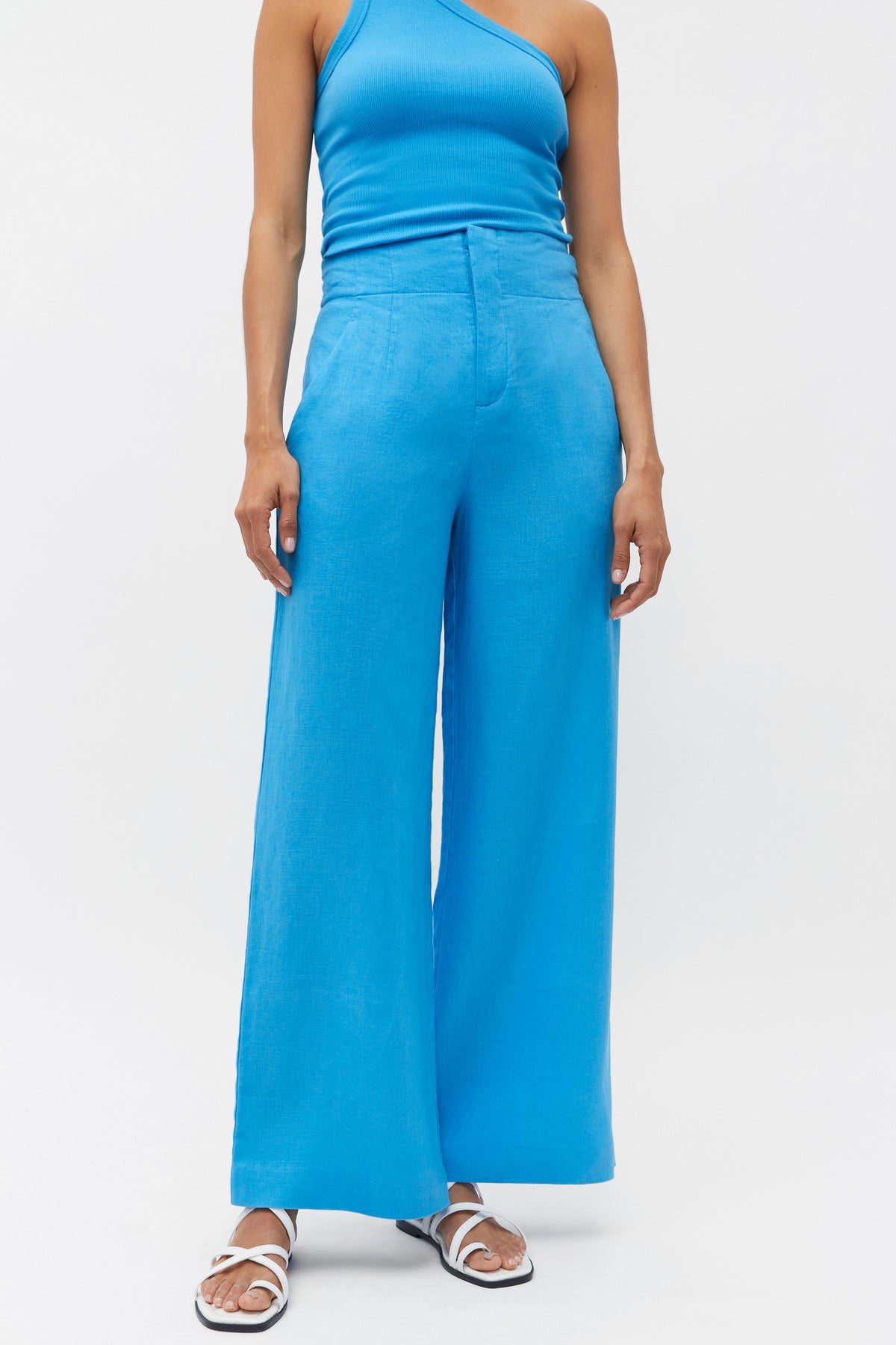 Core Linen Waisted Pant
