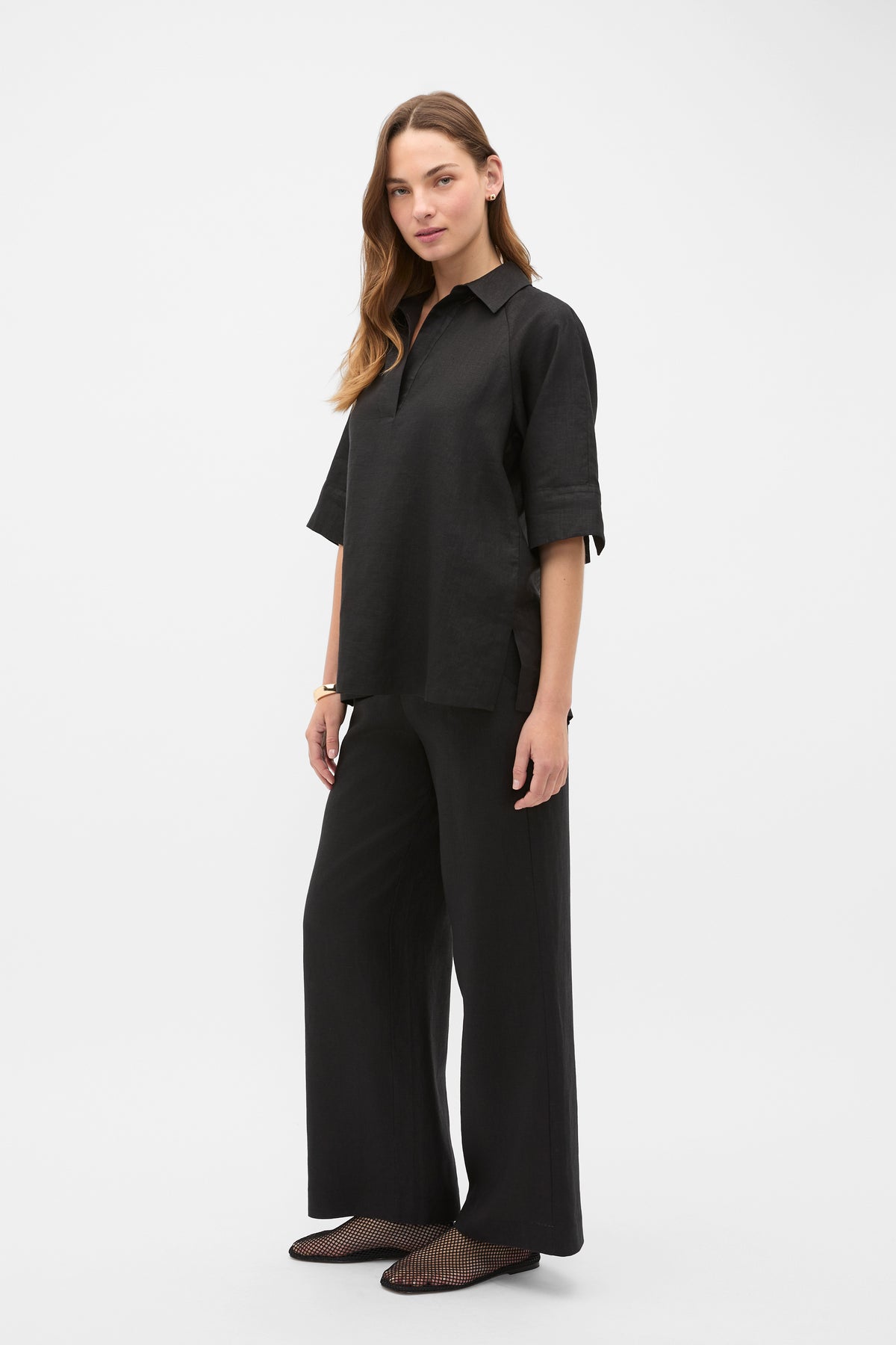 Core Linen Waisted Pant