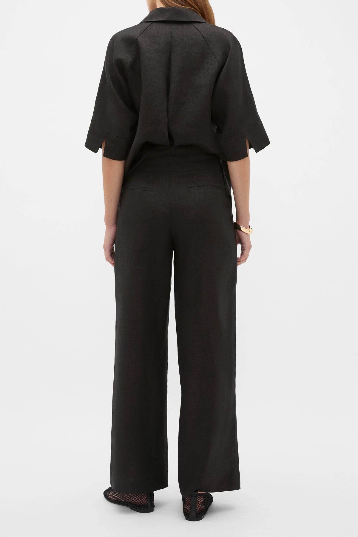 Core Linen Waisted Pant