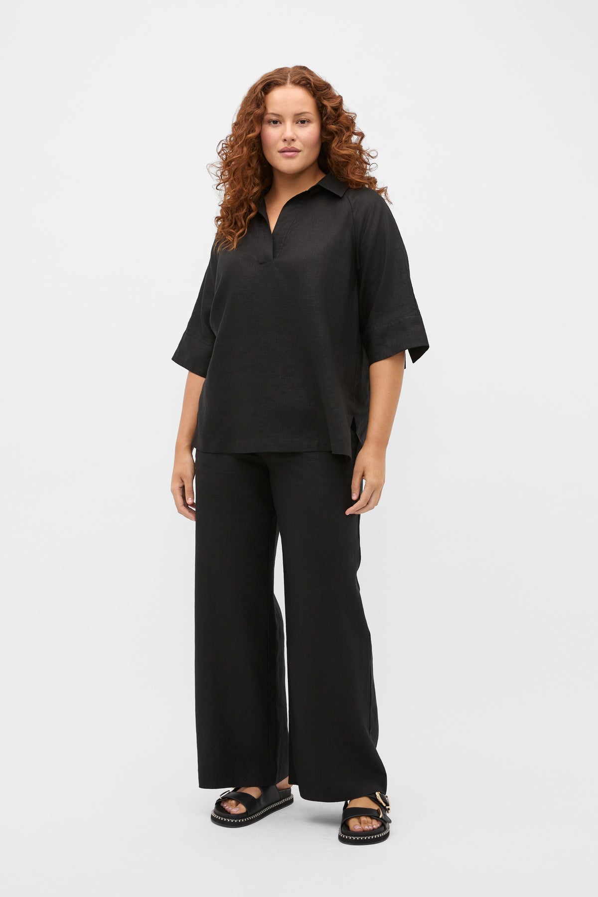 Core Linen Waisted Pant