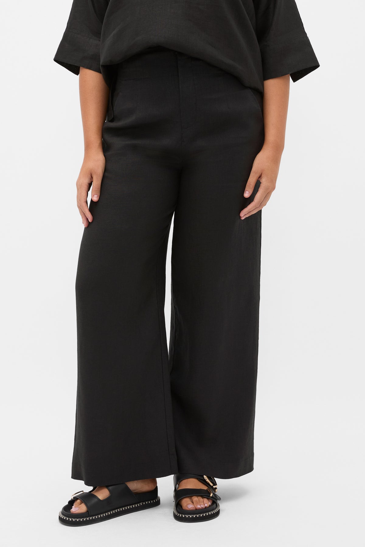 Core Linen Waisted Pant
