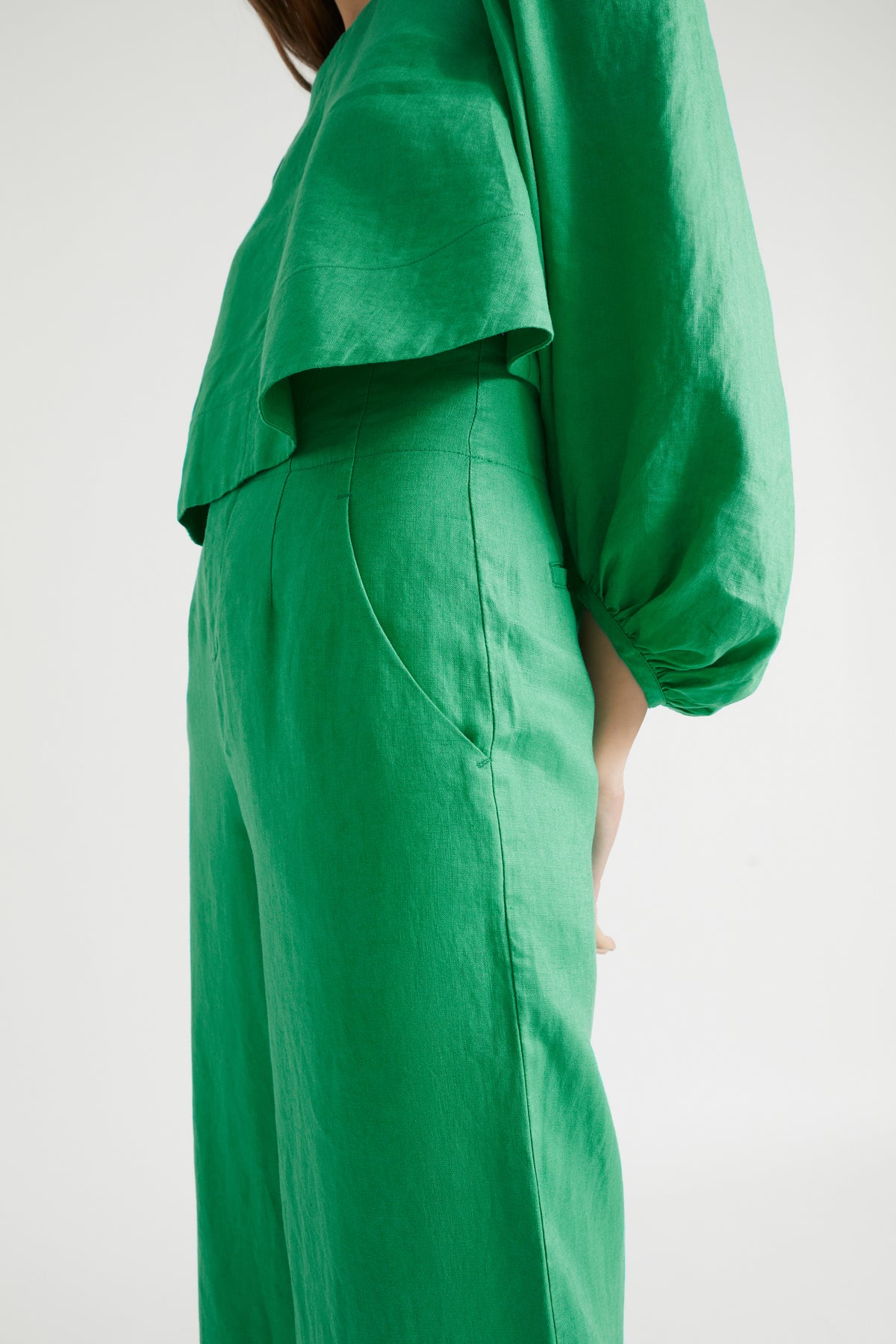 Core Linen Waisted Pant
