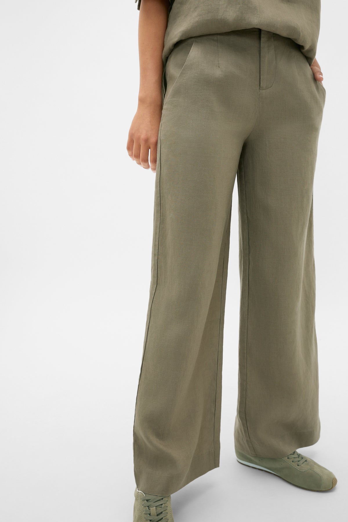 Core Linen Waisted Pant