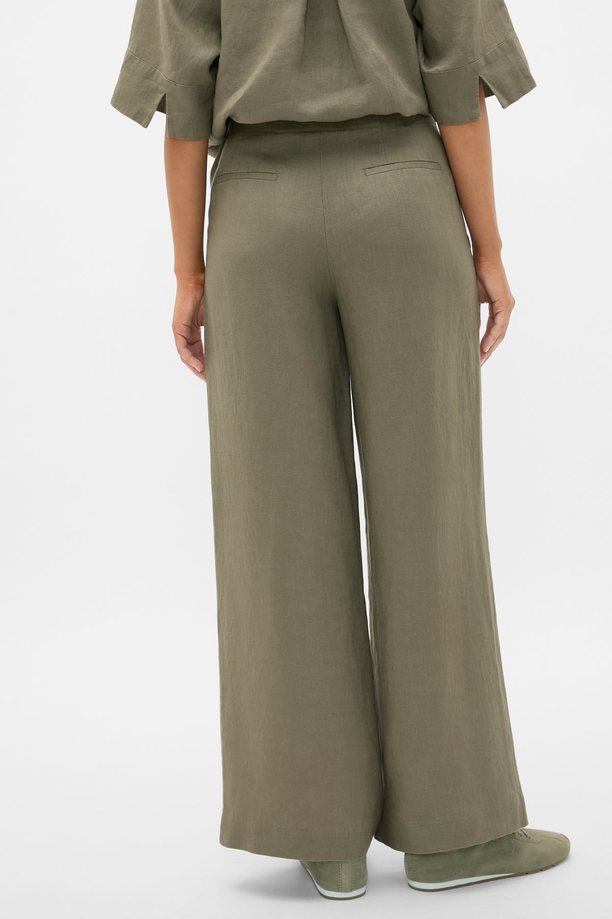 Core Linen Waisted Pant