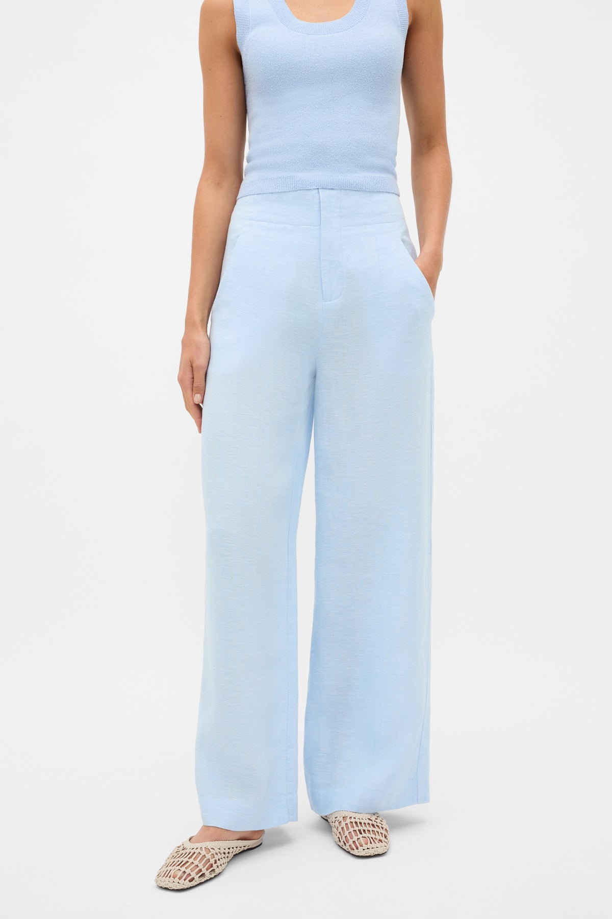 Core Linen Waisted Pant