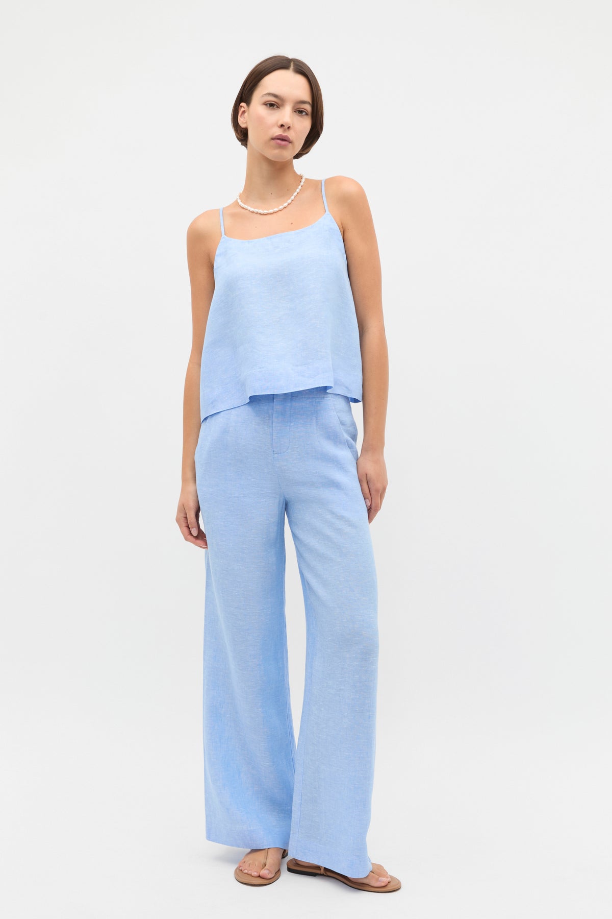 Core Linen Waisted Pant
