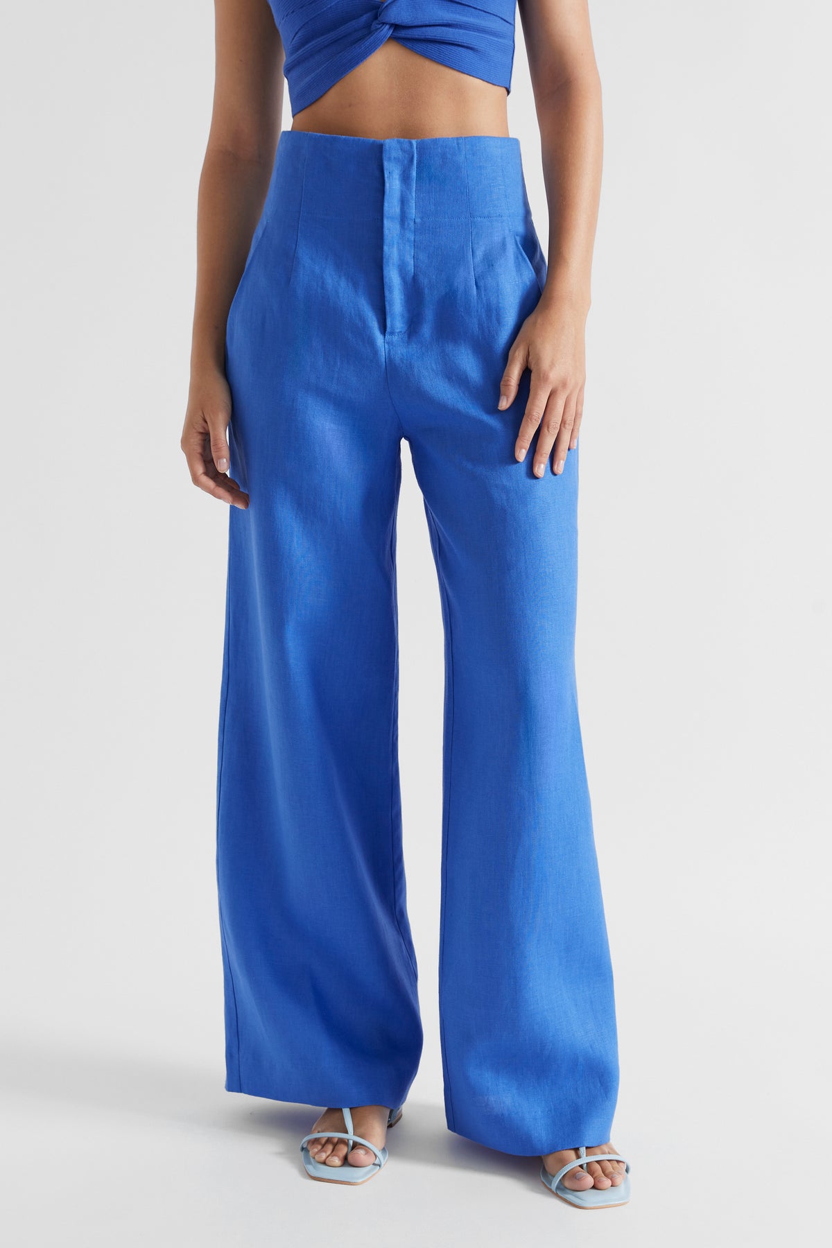 Core Linen Waisted Pant